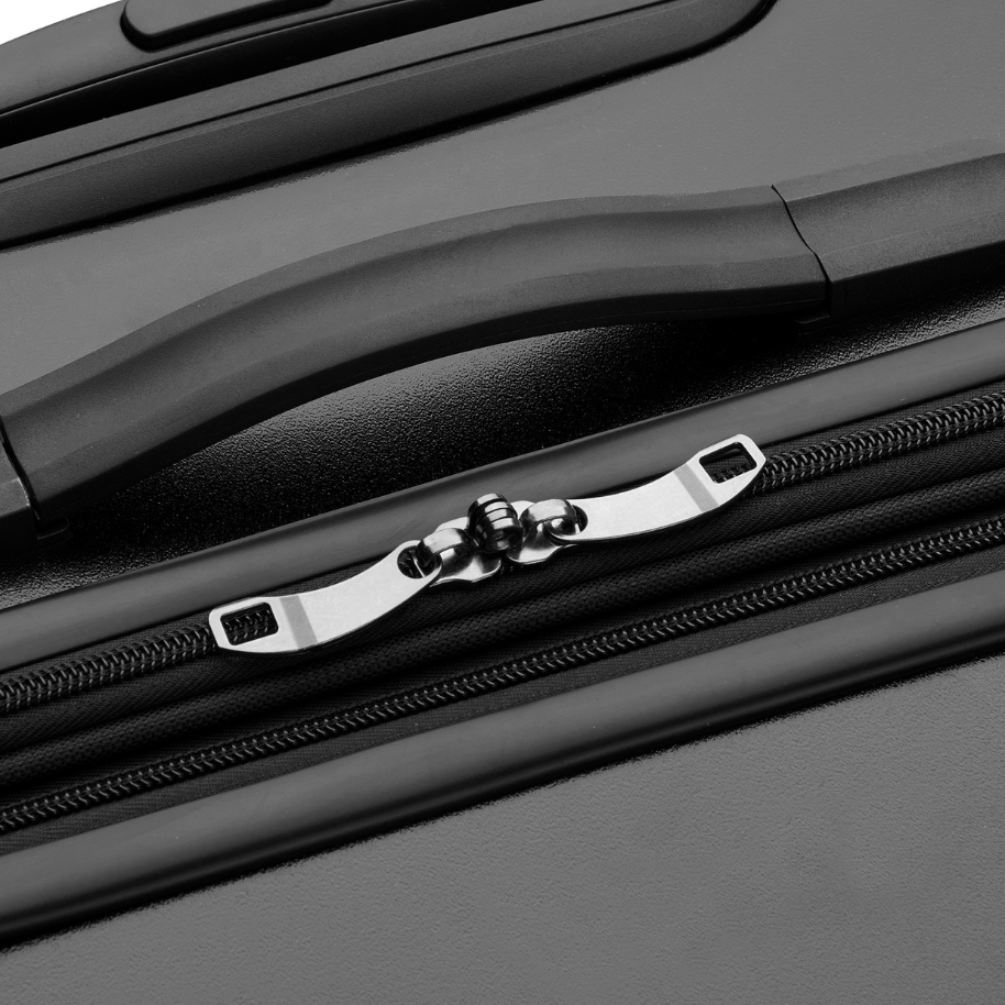 JH004C | 32-Inch Expandable Check-In Suitcase, Black
