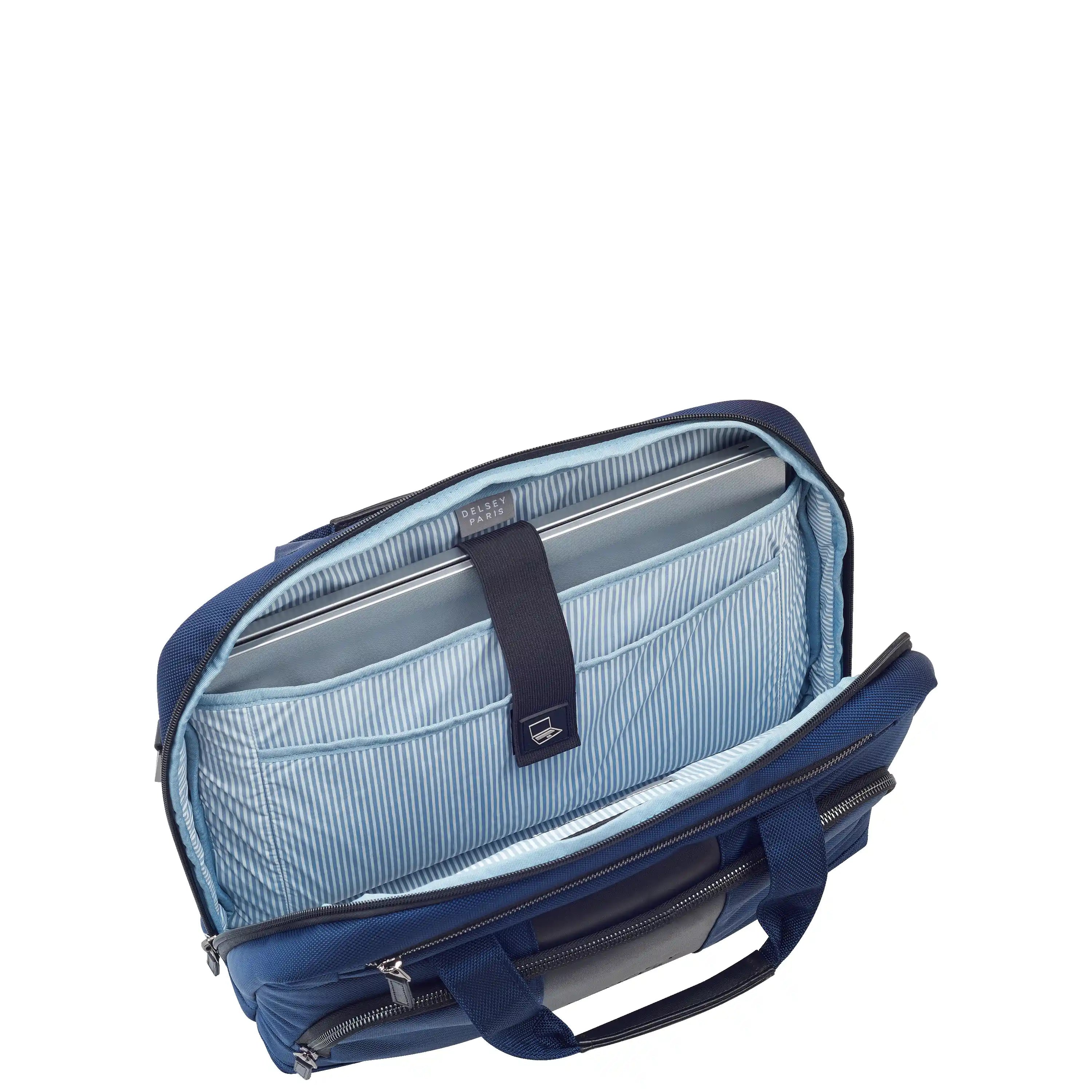 WAGRAM| Sacoche Ordinateur 15.6 Pouces BLEU MARINE
