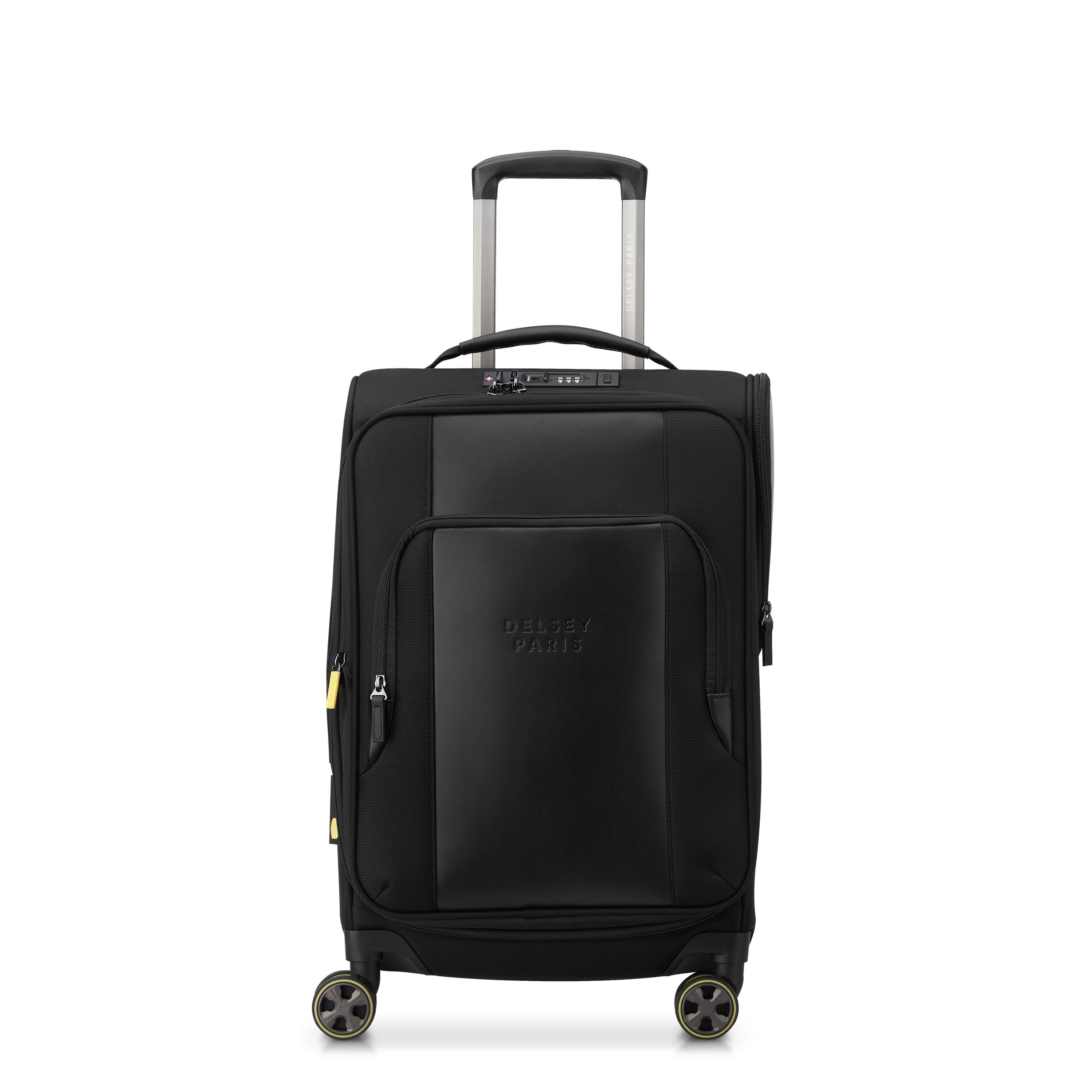 WAGRAM| Valise Cabine Extensible 58 CM NOIR