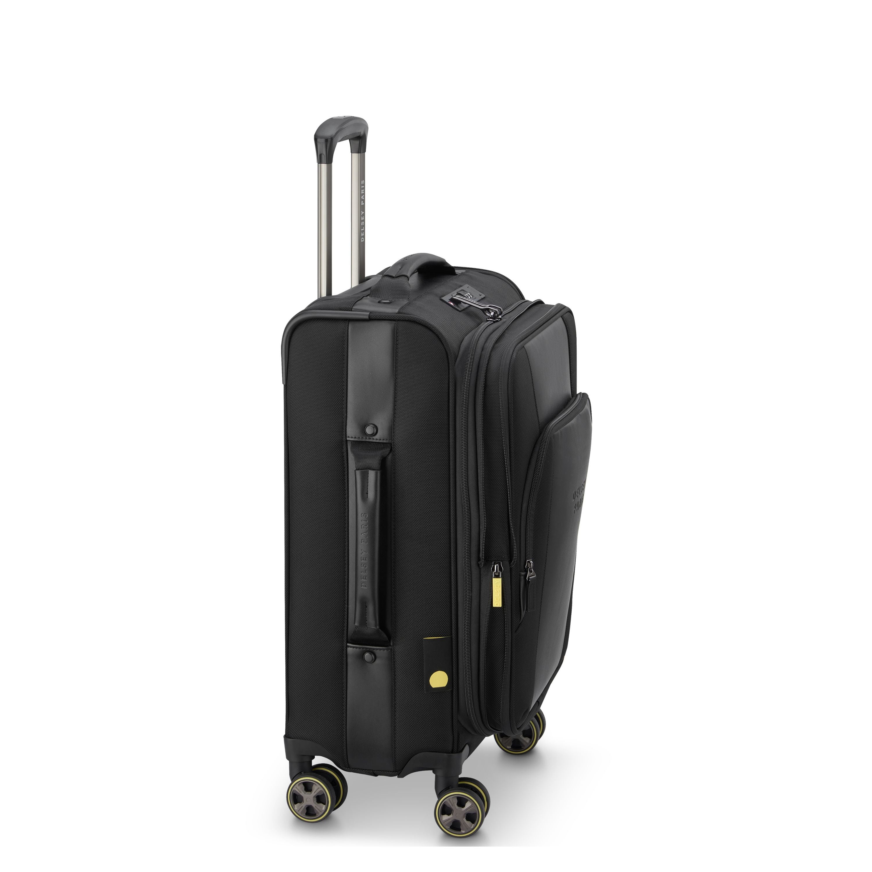 WAGRAM| Valise Cabine Extensible 58 CM NOIR