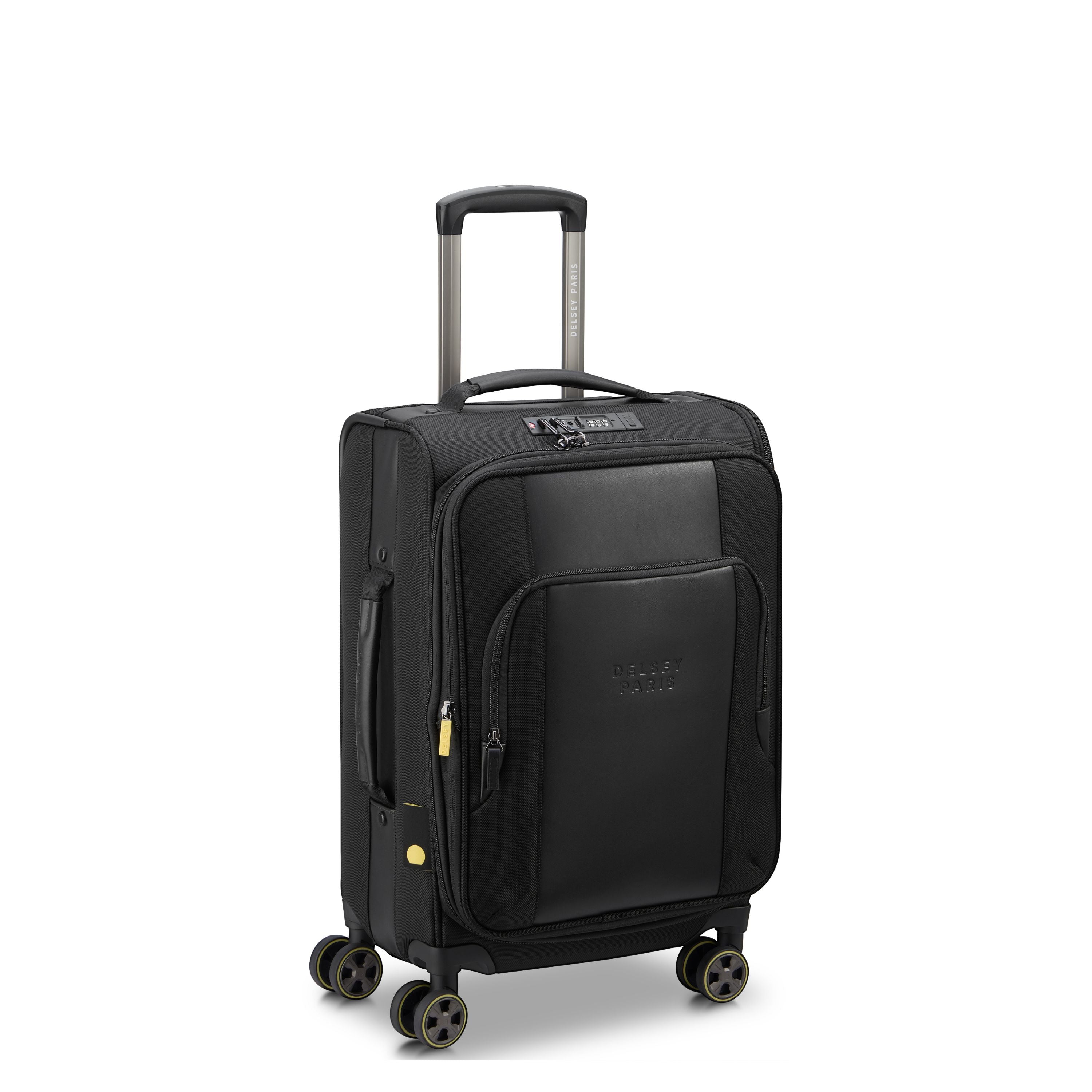 WAGRAM| Valise Cabine Extensible 58 CM NOIR