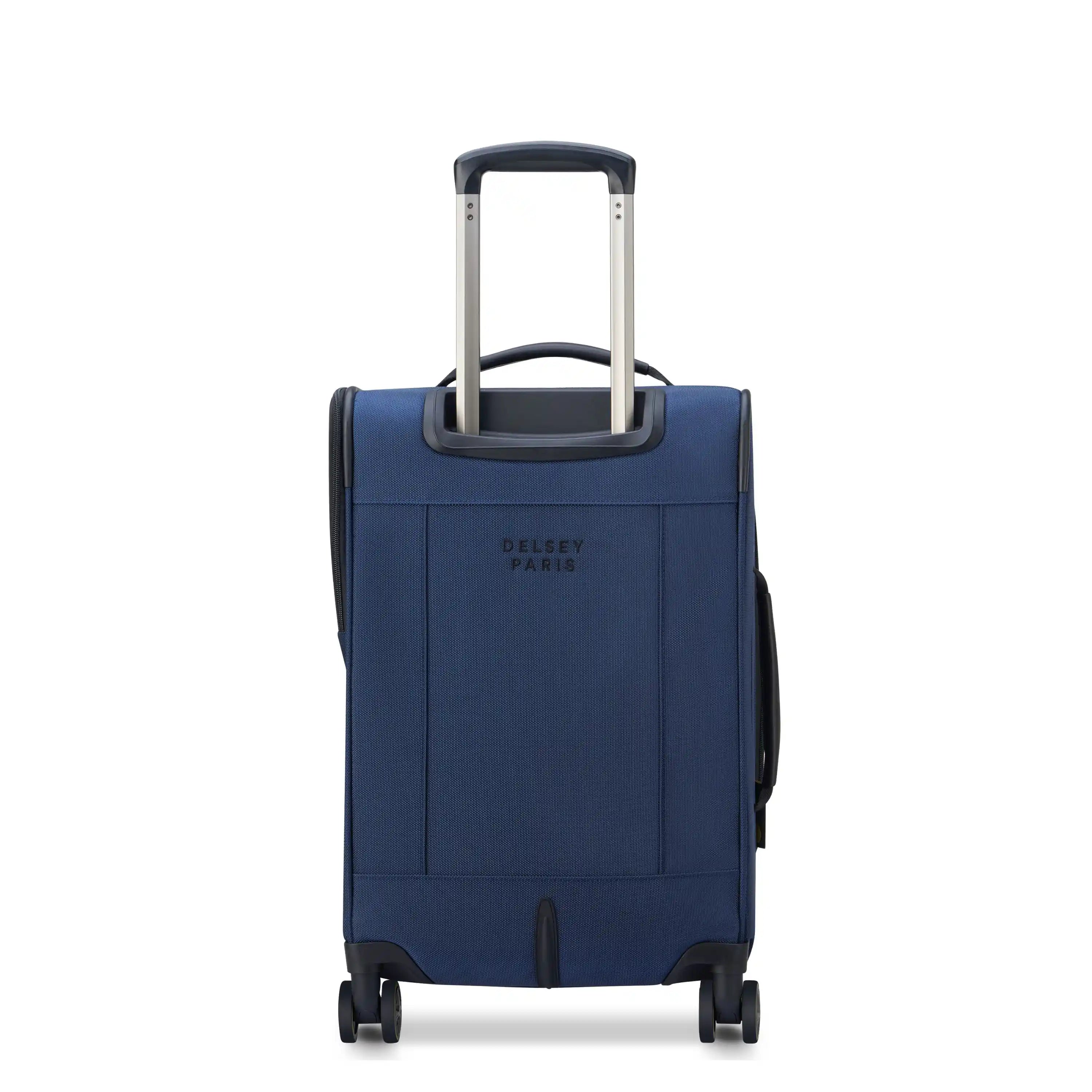 WAGRAM| Valise Cabine Extensible 58 CM BLEU MARINE