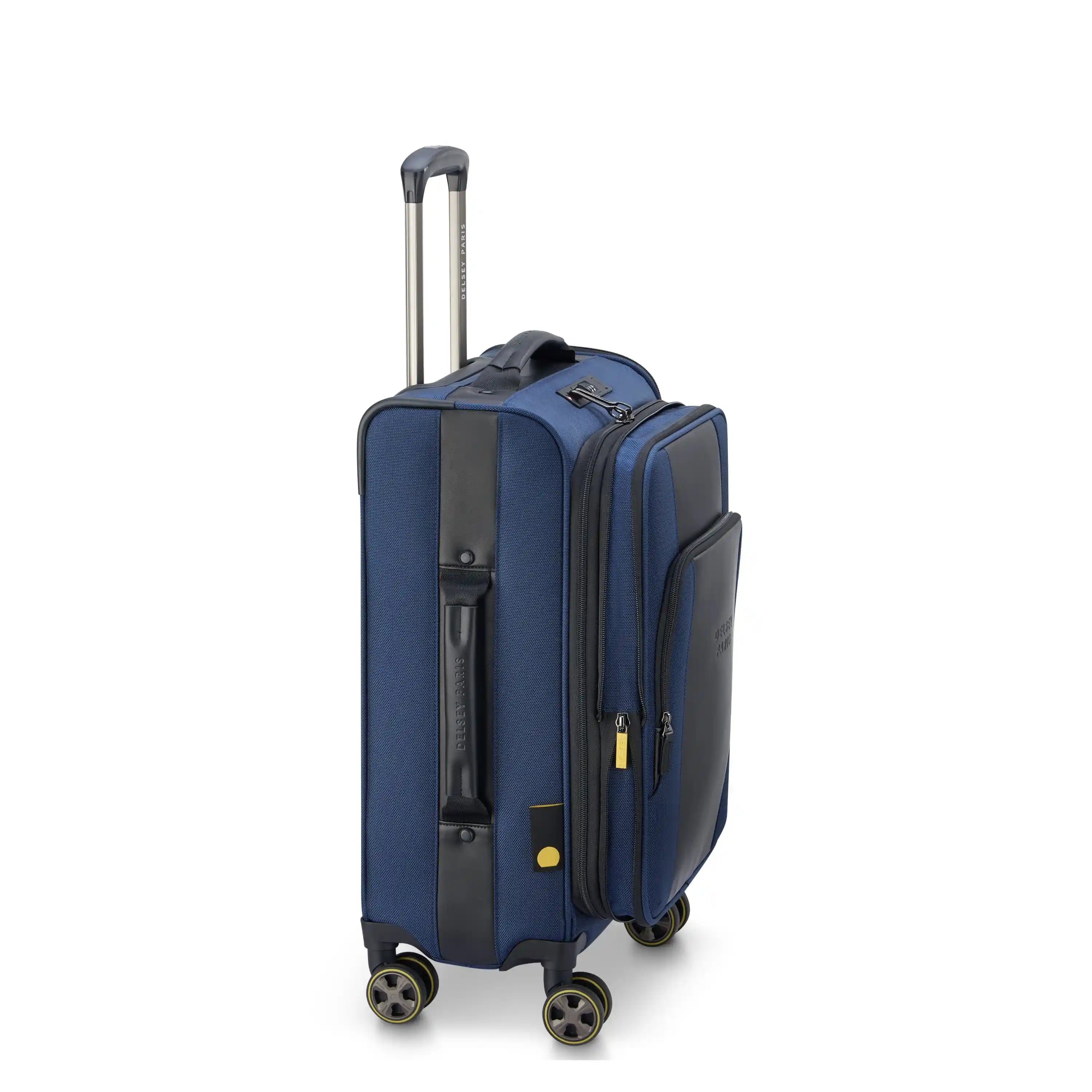 WAGRAM| Valise Cabine Extensible 58 CM BLEU MARINE