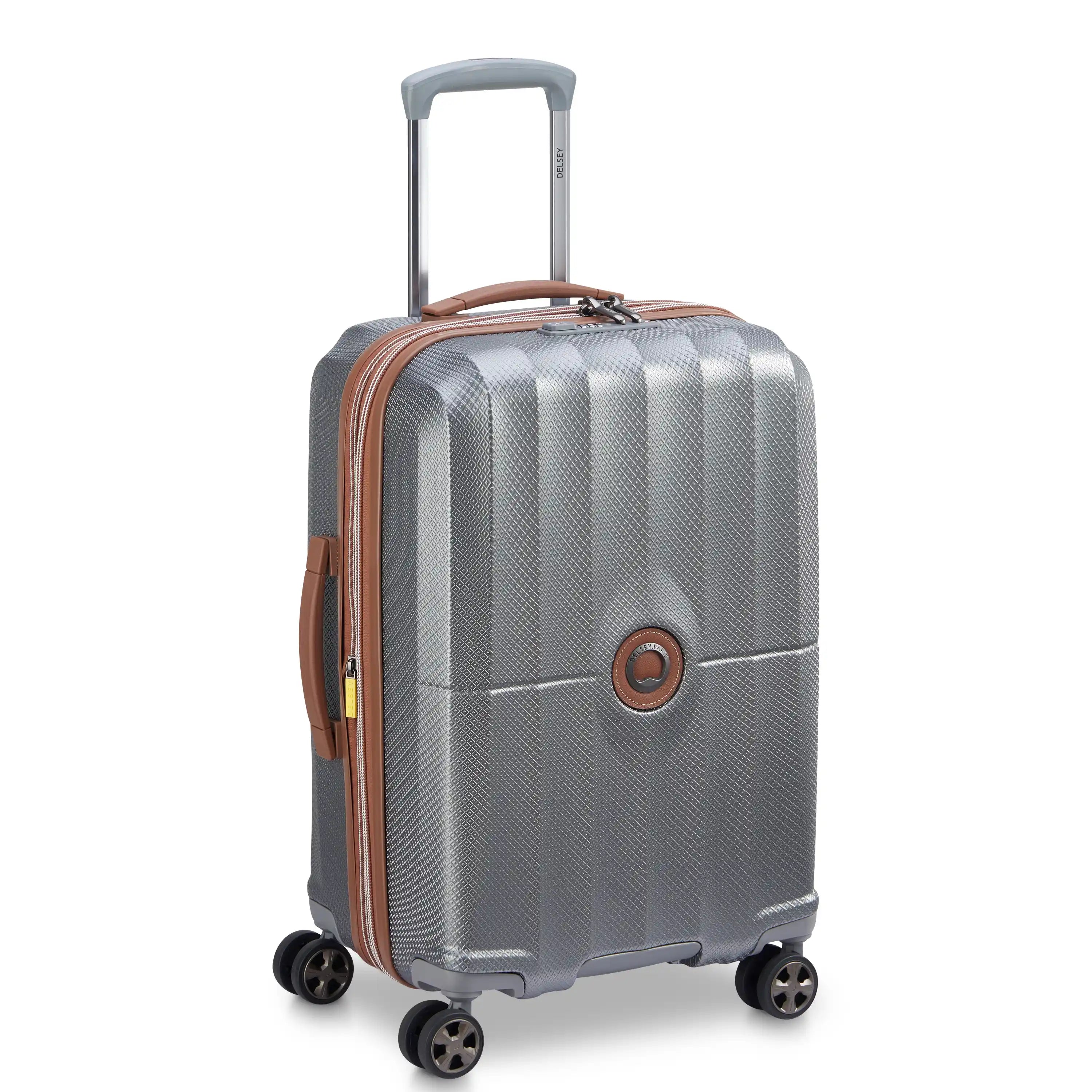CARROUSEL | 22-Inch Expandable Carry-On Suitcase, Platinum
