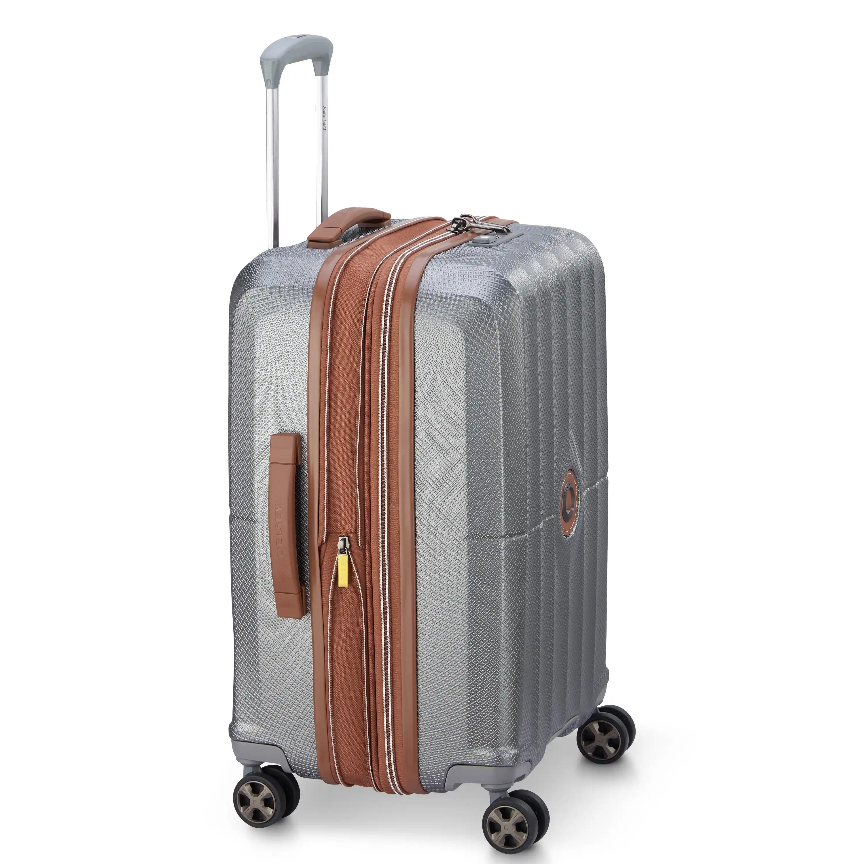 CARROUSEL | 22-Inch Expandable Carry-On Suitcase, Platinum