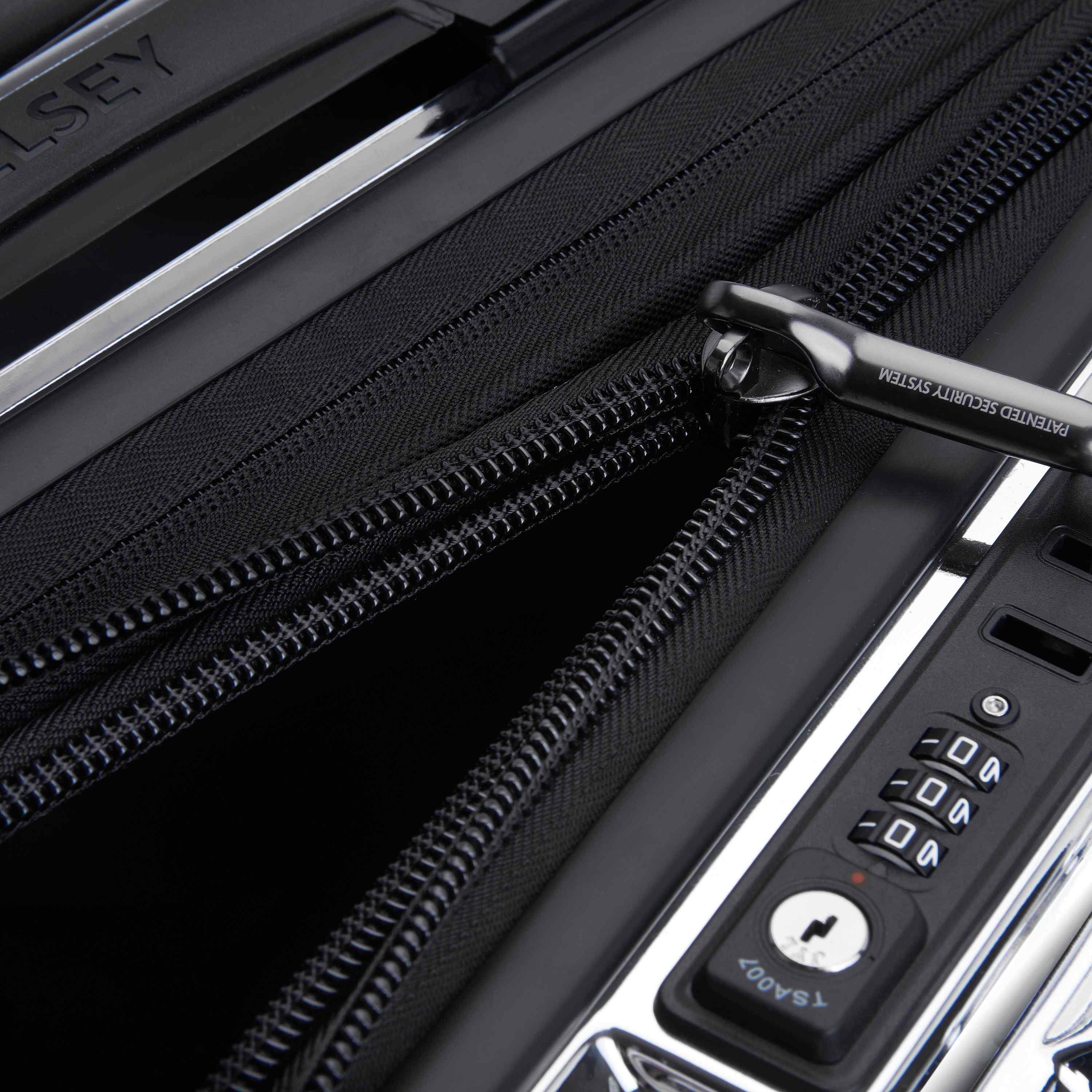 REMPART| Valise Cabine Extensible 55 CM CHROME