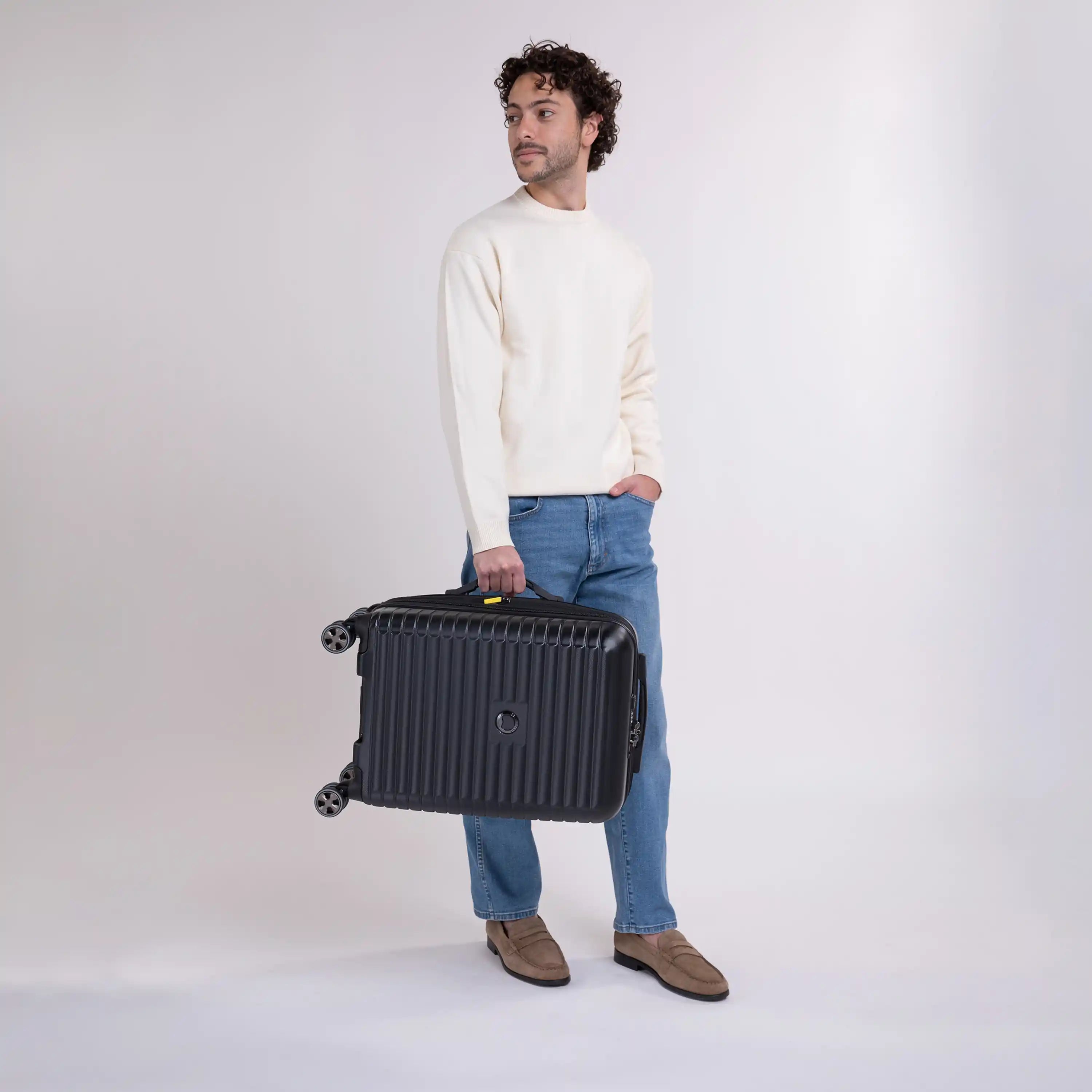 CRUISE 3.0| Valise Cabine Extensible 58 CM NOIR