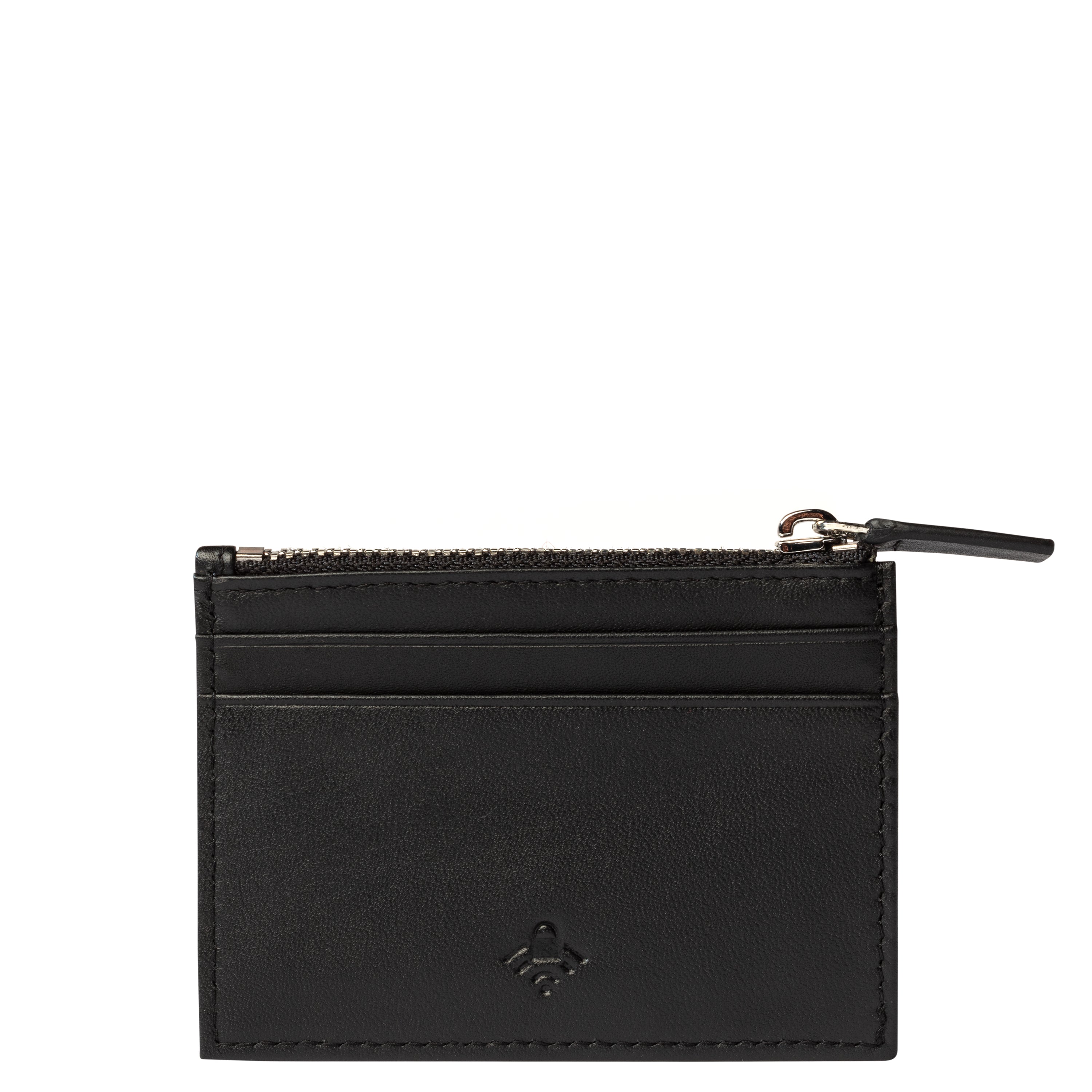 LE CUIR LISSE| Porte-Monnaie en Cuir NOIR
