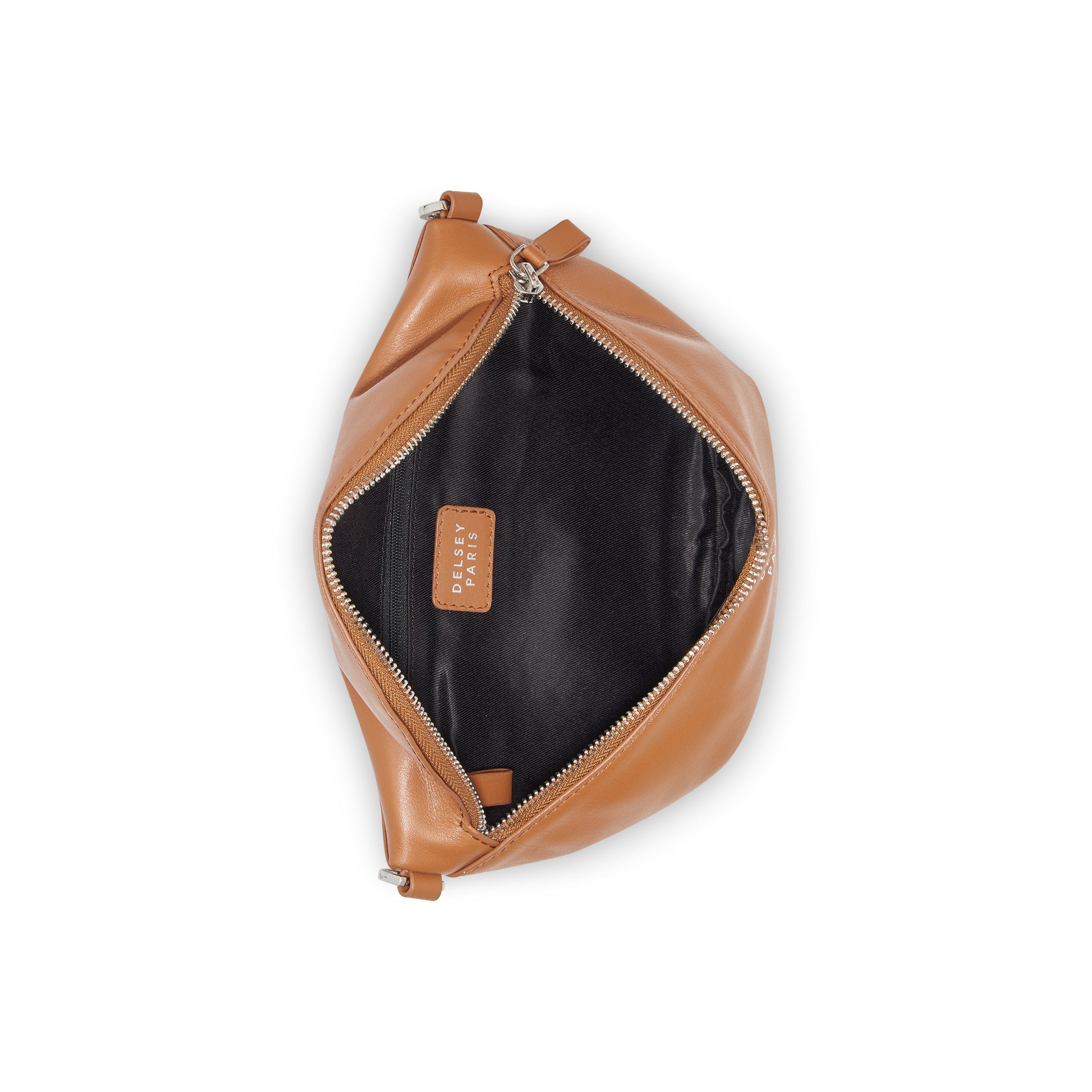 LE CUIR LISSE| Sac Banane en Cuir COGNAC