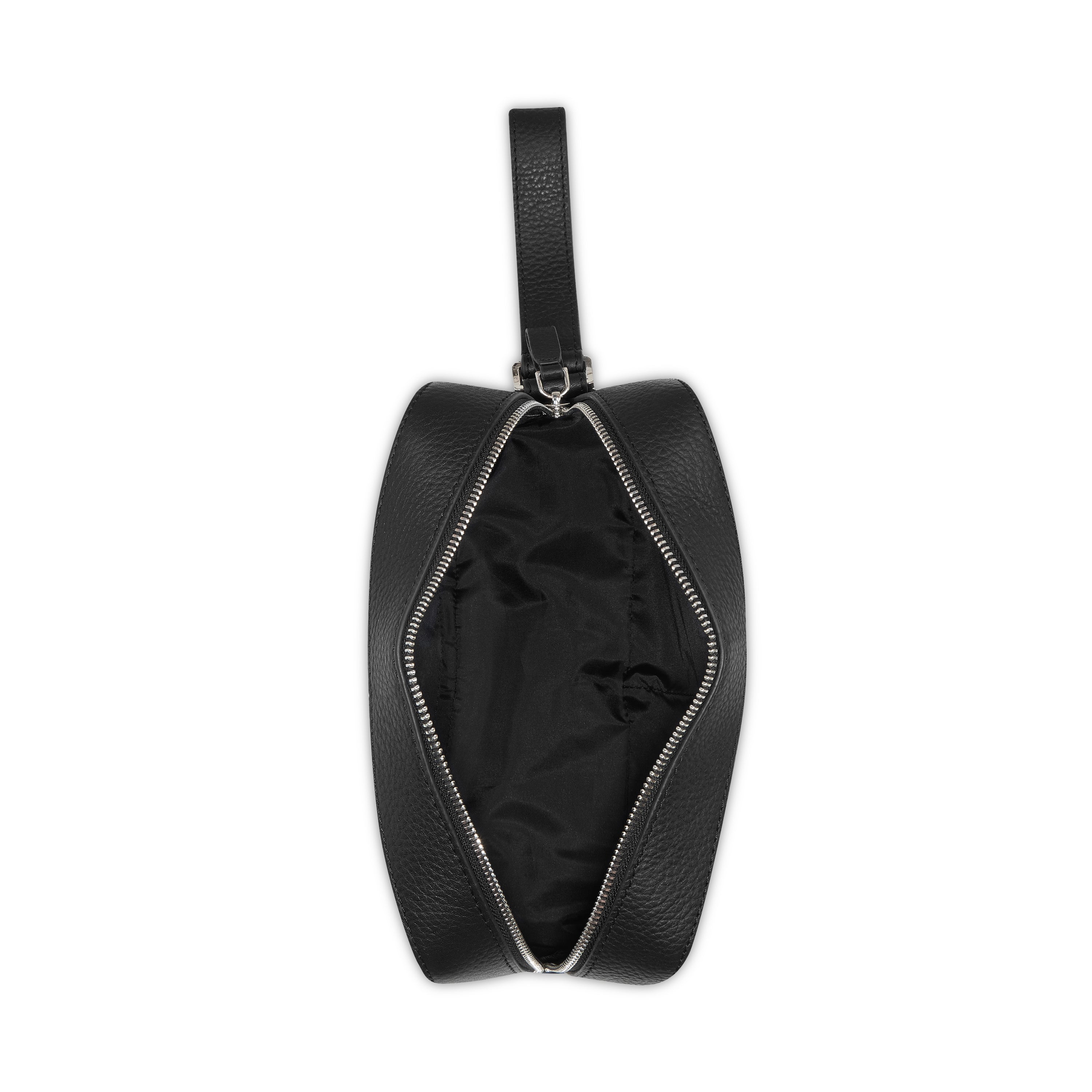 LE CUIR GRAINE| Trousse de Toilette en Cuir NOIR