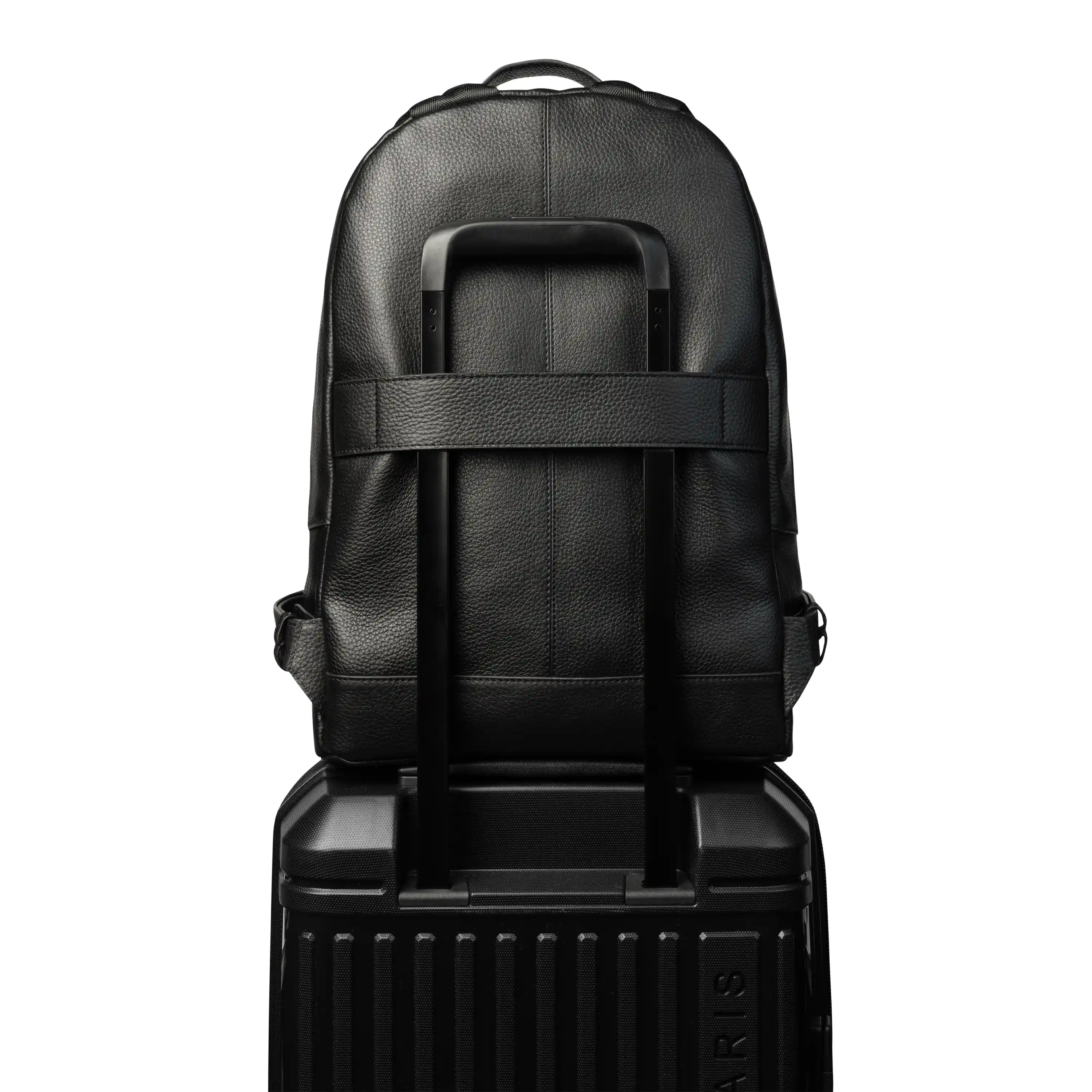 LE CUIR GRAINE| Sac à Dos en Cuir NOIR