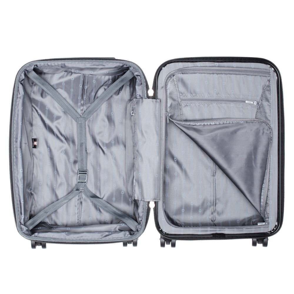 HELIUM AERO | 23-Inch Expandable Carry-On Suitcase, Steel grey