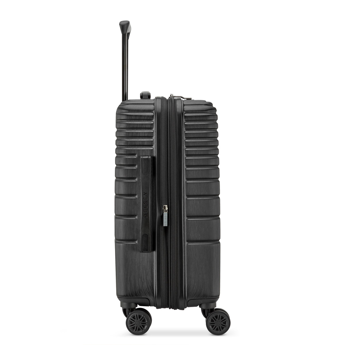 COSMIQUE 23-Inch Expandable Carry-On Suitcase, Black