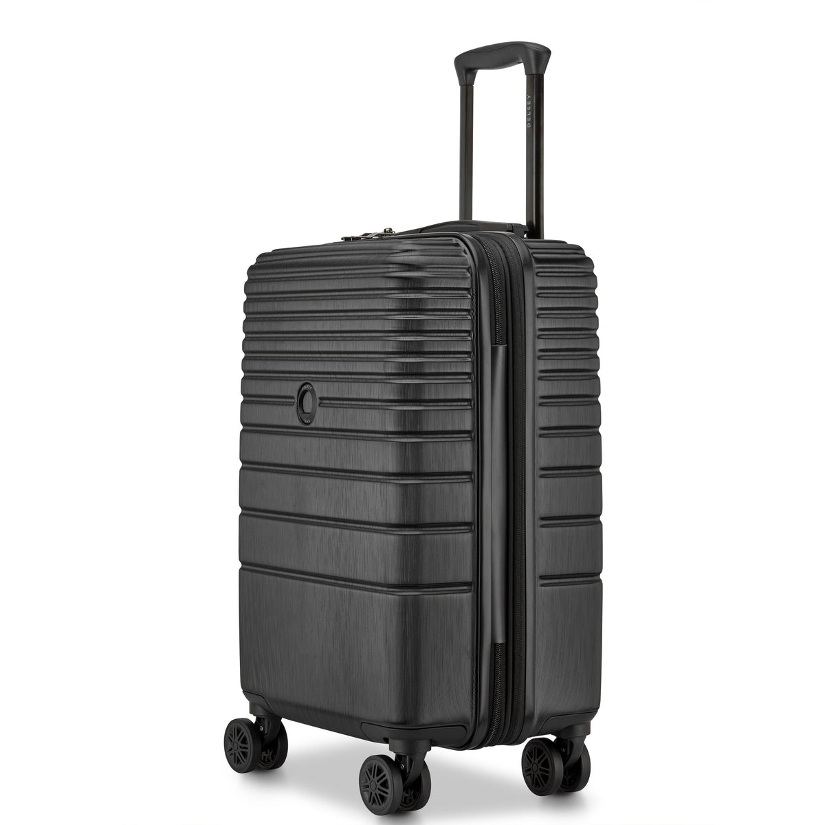 COSMIQUE 23-Inch Expandable Carry-On Suitcase, Black