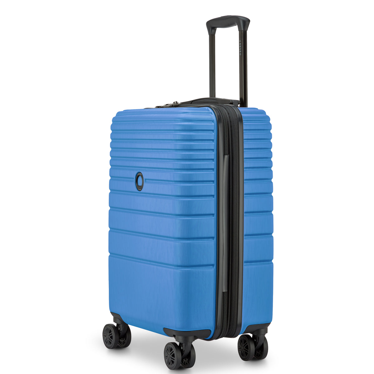COSMIQUE 23-Inch Expandable Carry-On Suitcase, Light blue