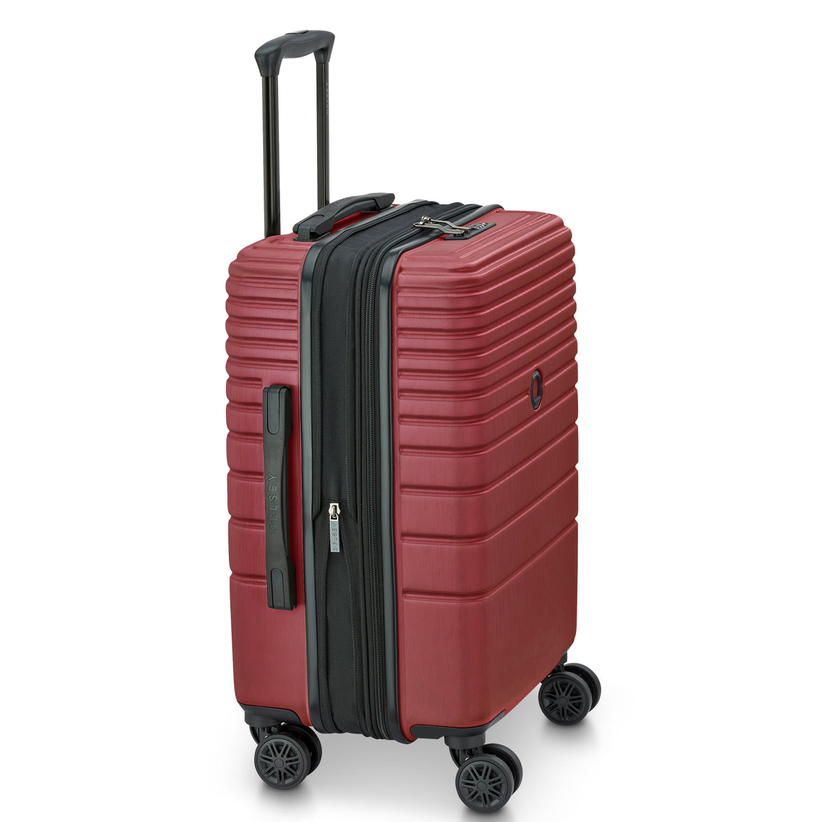 COSMIQUE 23-Inch Expandable Carry-On Suitcase, Syrah red