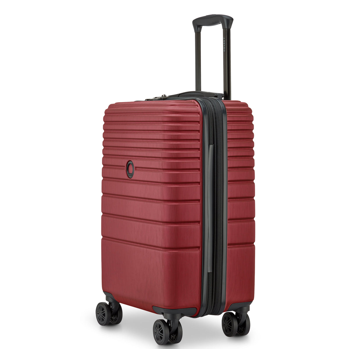 COSMIQUE 23-Inch Expandable Carry-On Suitcase, Syrah red
