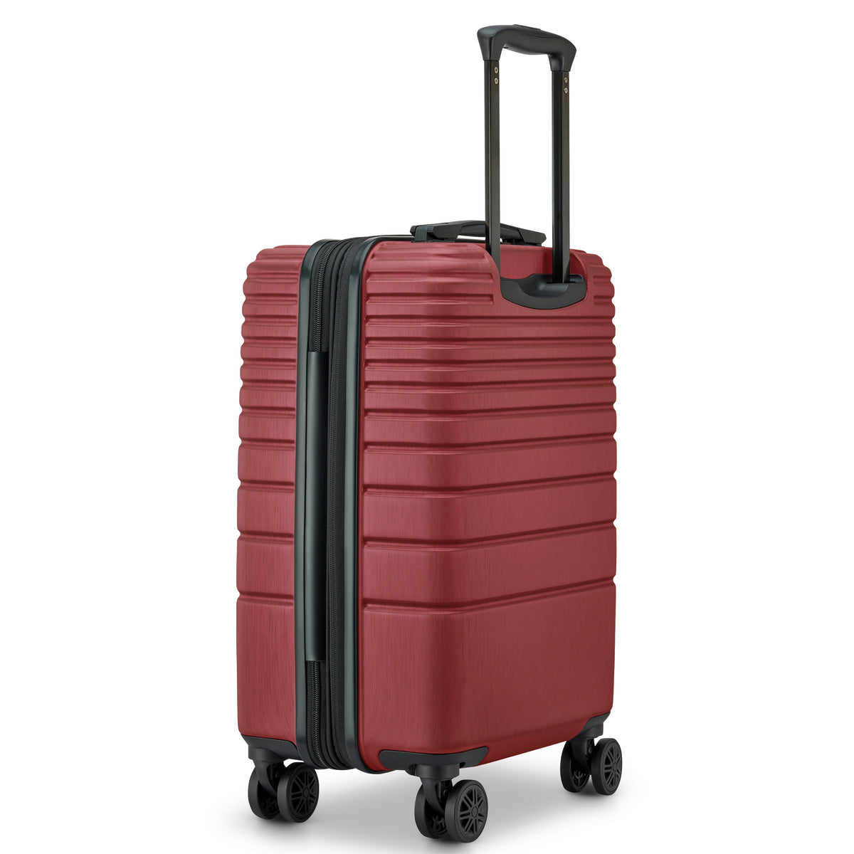 COSMIQUE 23-Inch Expandable Carry-On Suitcase, Syrah red