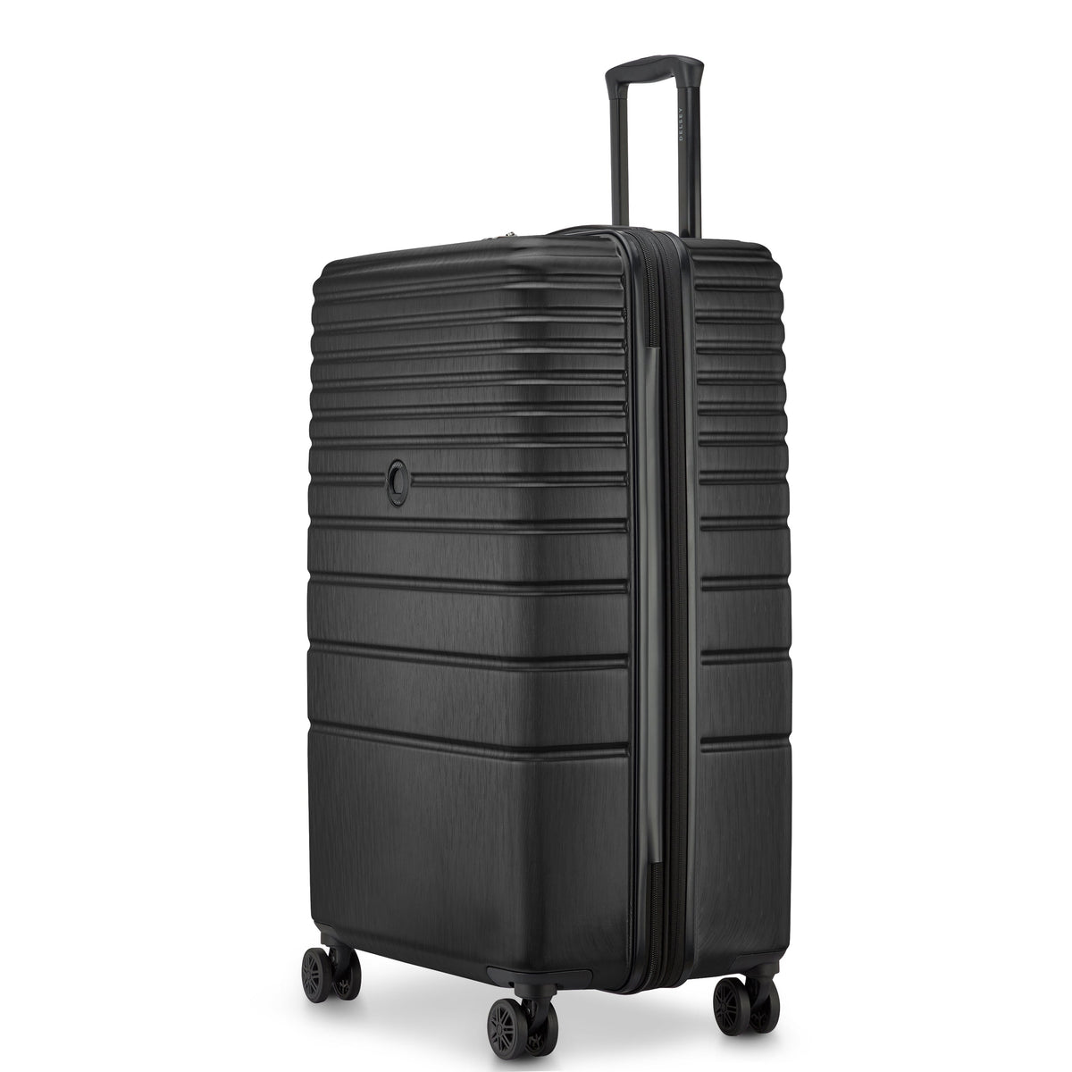 COSMIQUE 32-Inch Expandable Check-In Suitcase, Black
