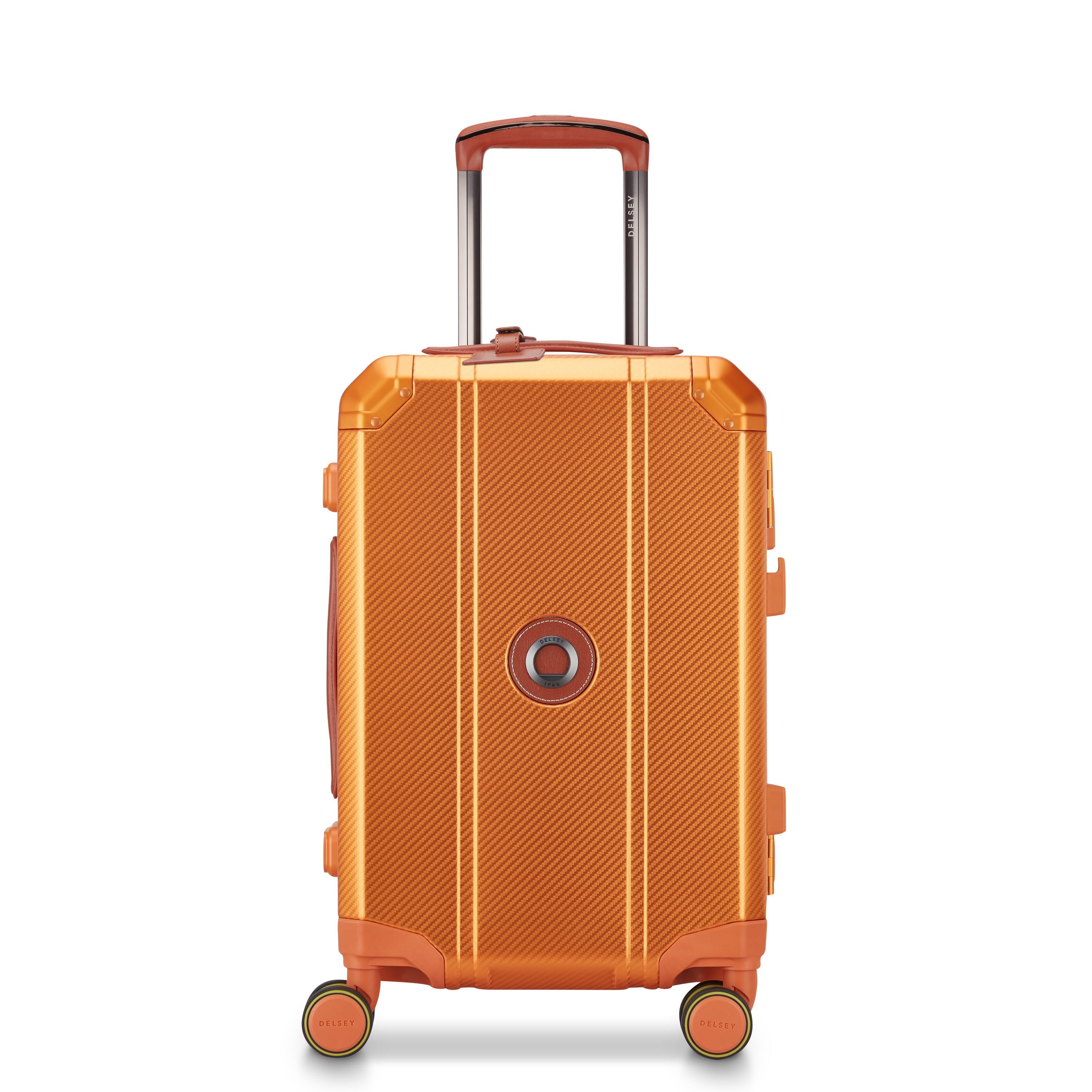 ALU'R | 19-Inch Aluminum Carry-On Suitcase, Orange