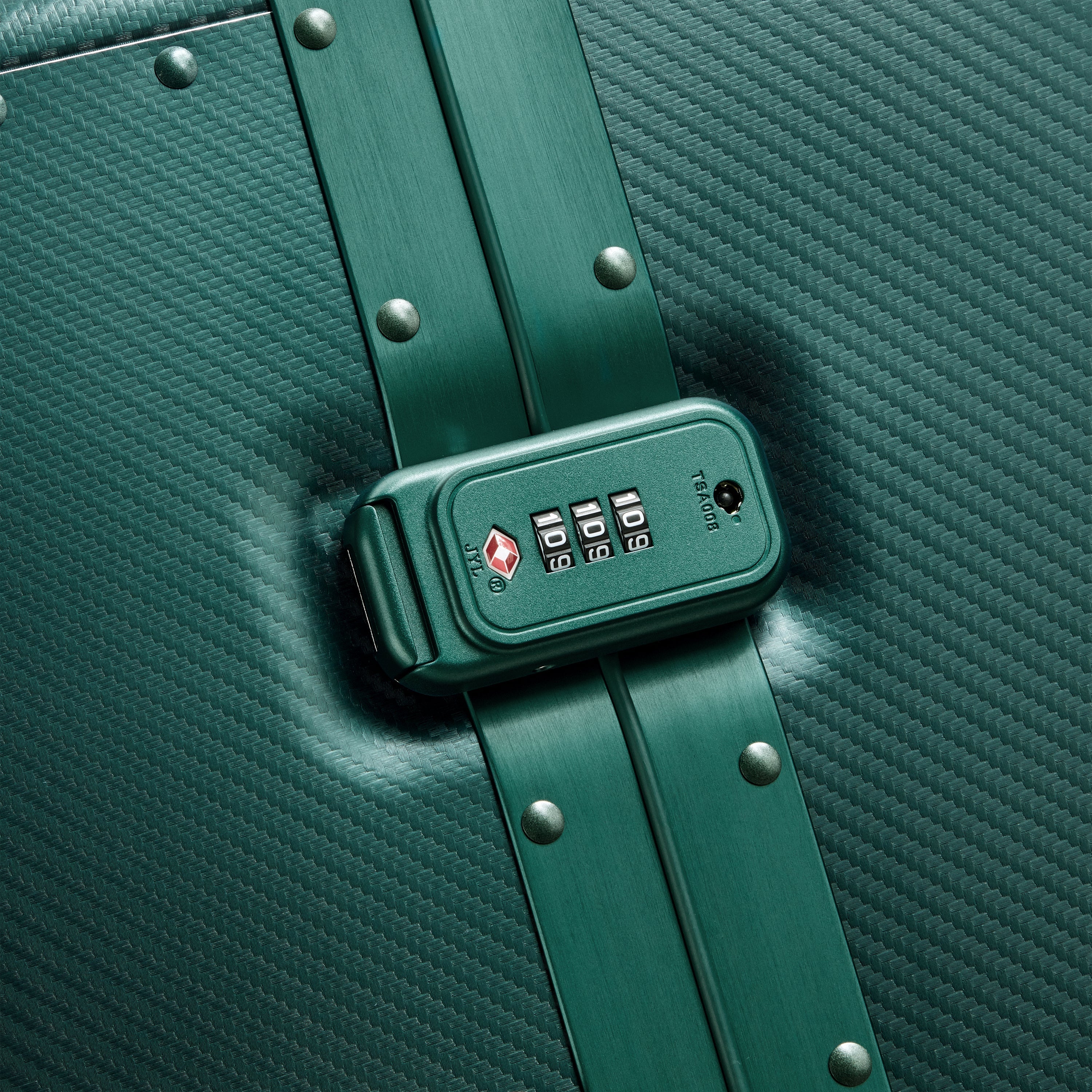 ALU'R | 28-Inch Aluminum Check-In Suitcase, Green