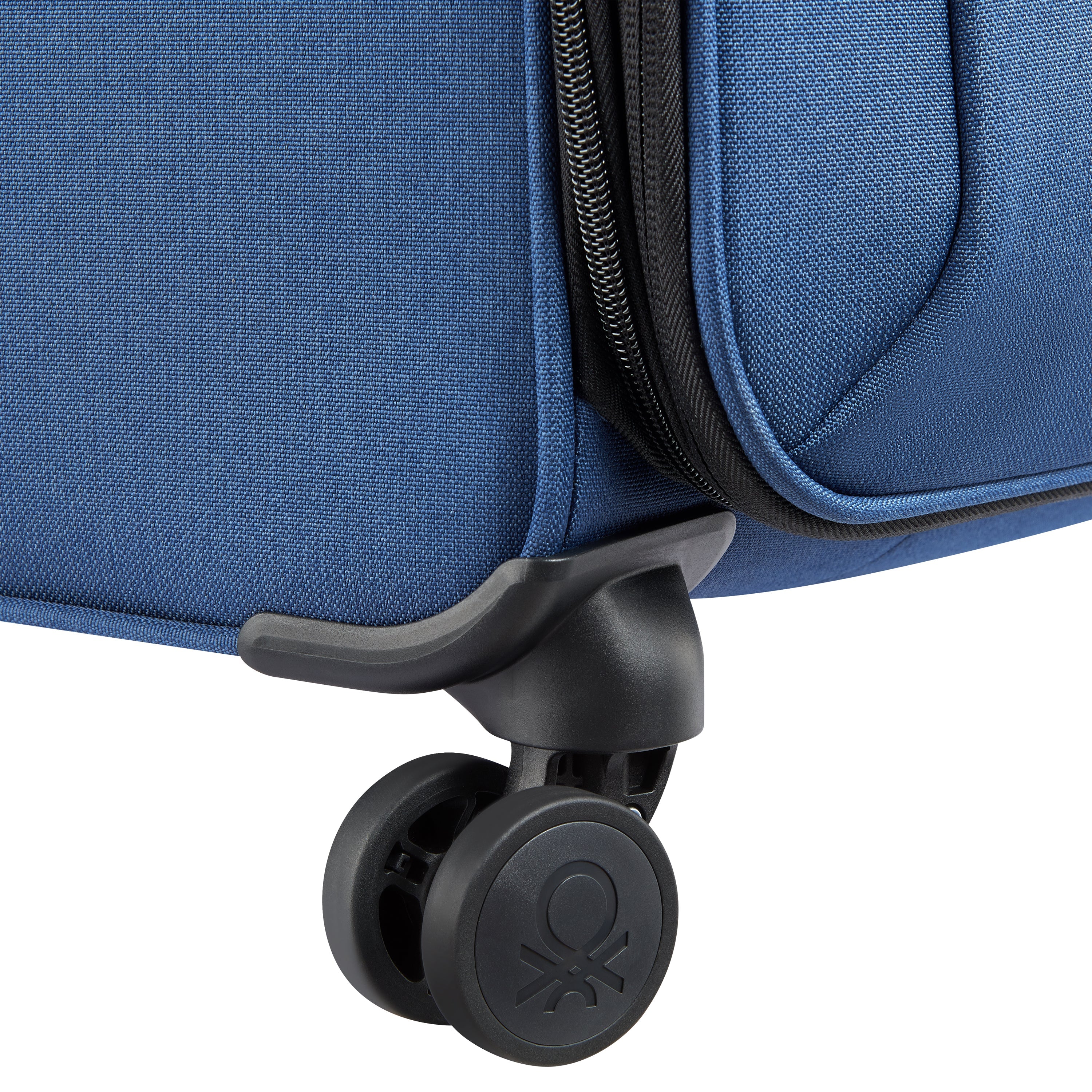 BE | 26-Inch Expandable Check-In Suitcase, Faded denim