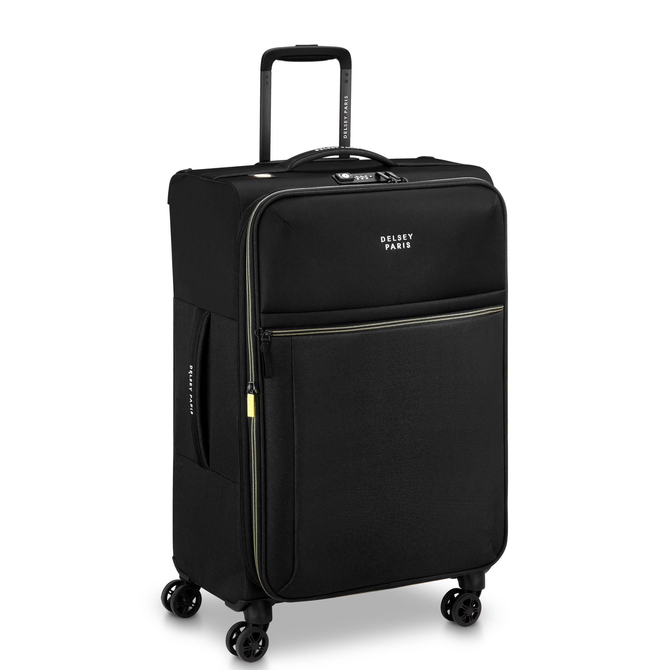BROCHANT 3| Valise Soute Extensible 68 CM NOIR PROFOND