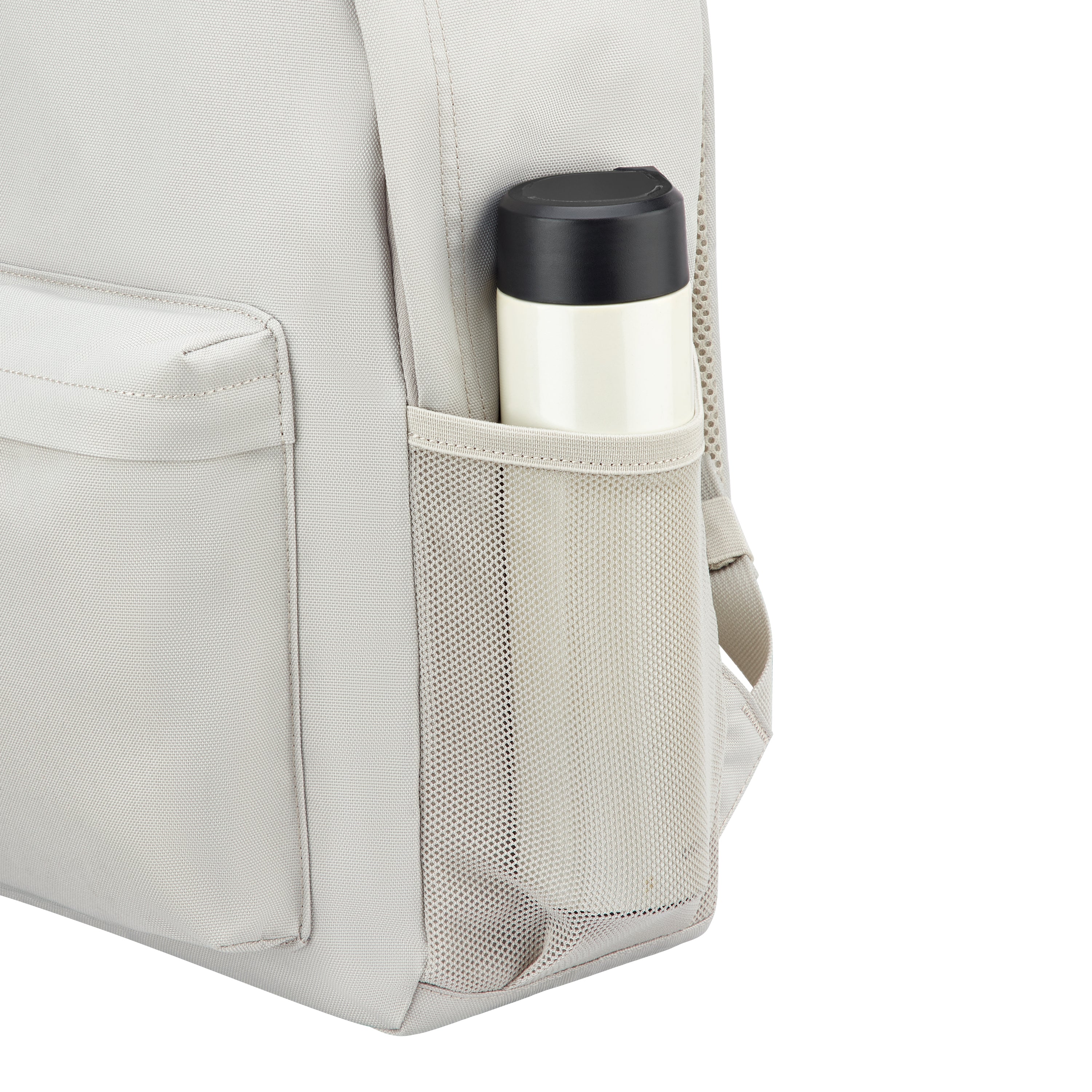 DYLAN | 15.6-Inch Laptop Backpack, Pearl grey