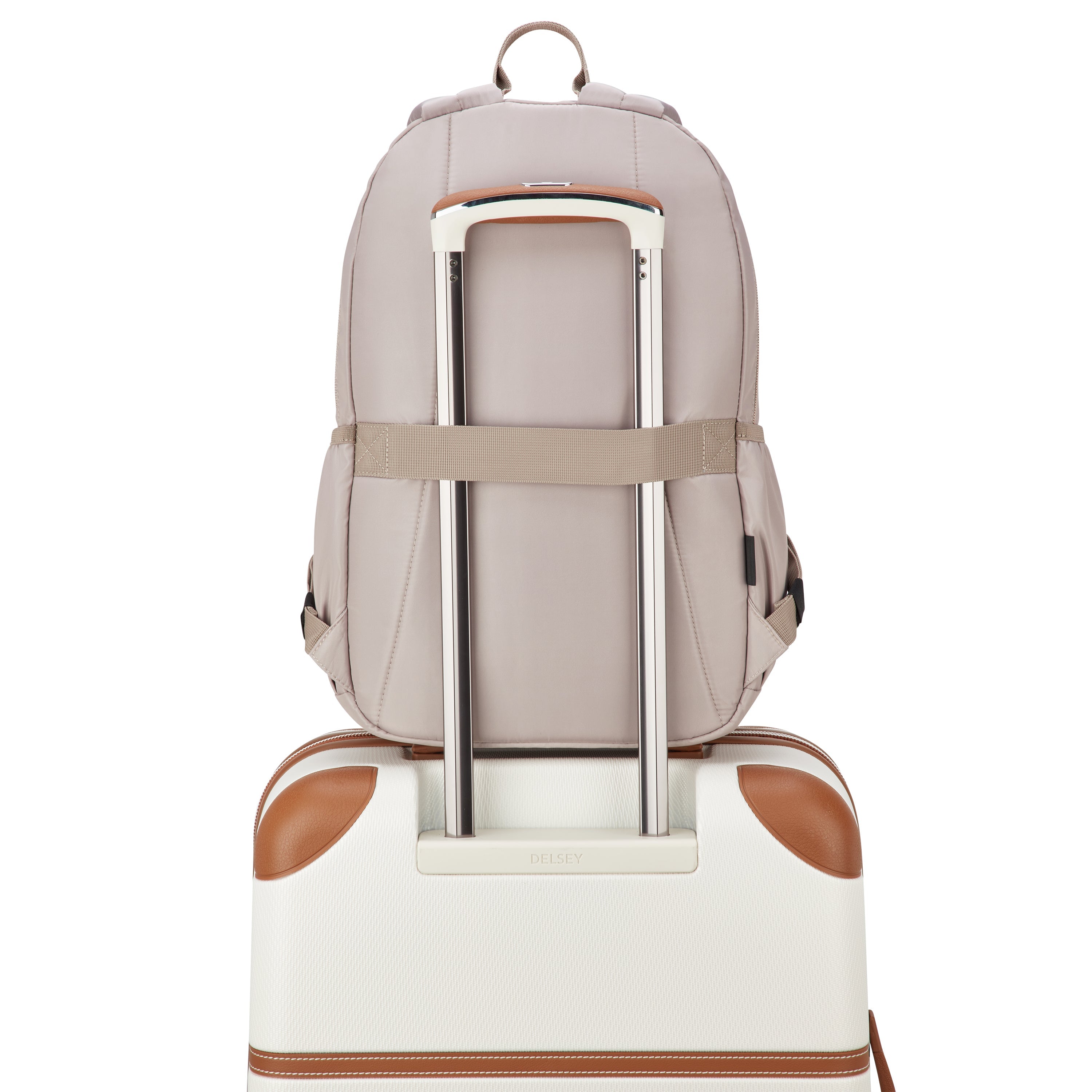 SUNNY| Sac à Dos Ordinateur 15.6 Pouces BEIGE