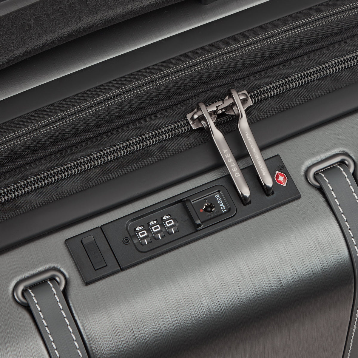 CADENCE | 23-Inch Expandable Carry-On Suitcase, Silver