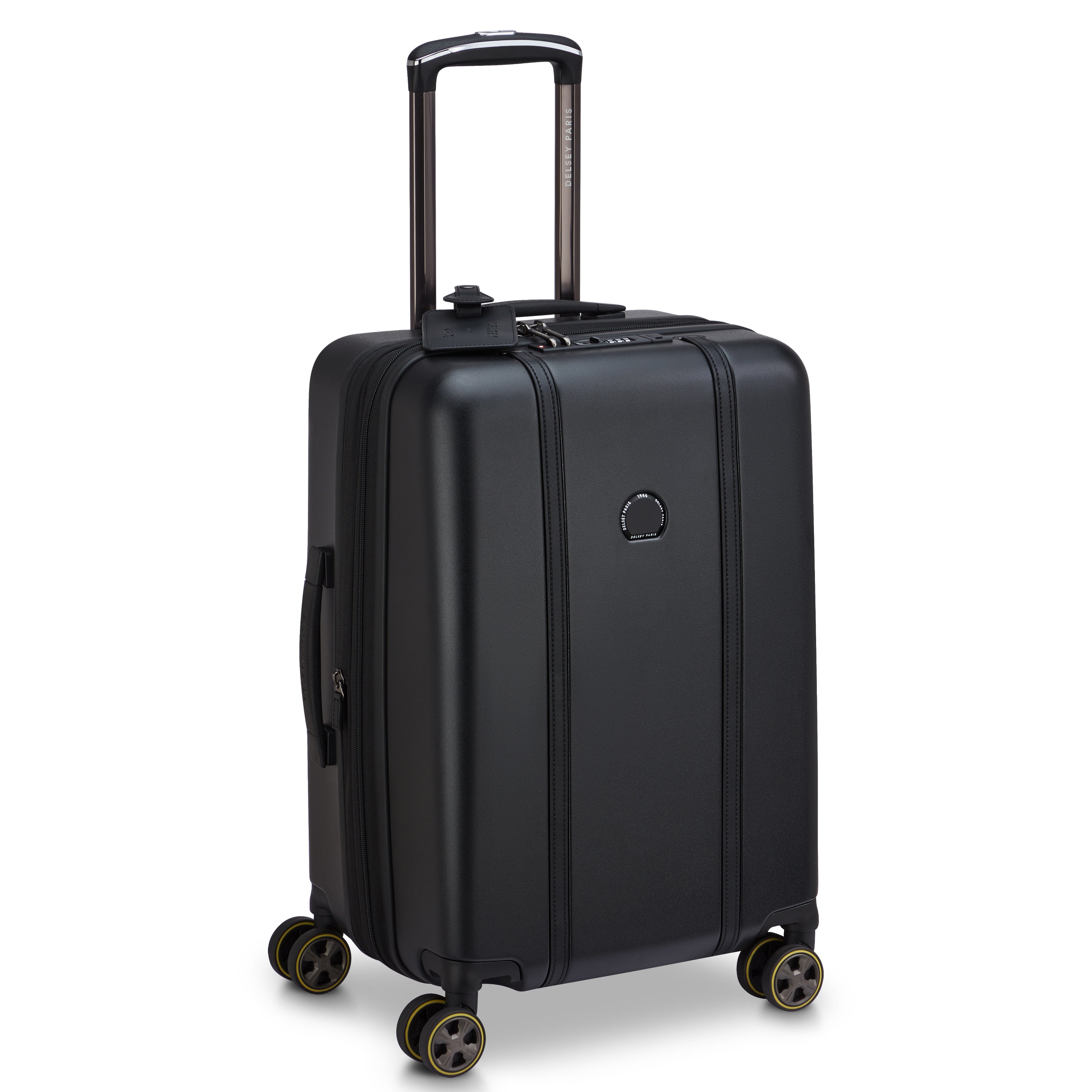 CADENCE| Valise Cabine Extensible 58 CM NOIR PROFOND