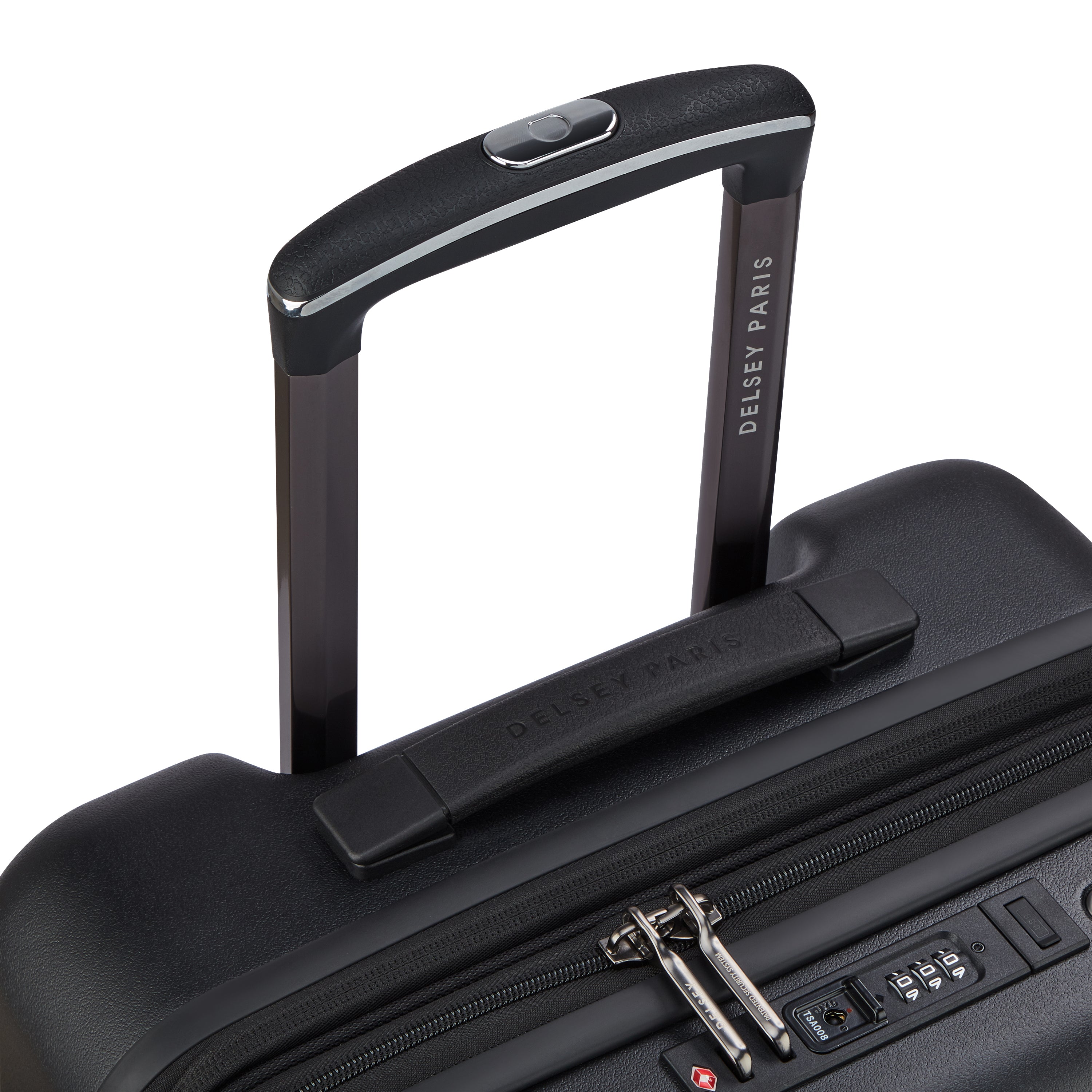 CADENCE| Valise Cabine Extensible 58 CM NOIR PROFOND