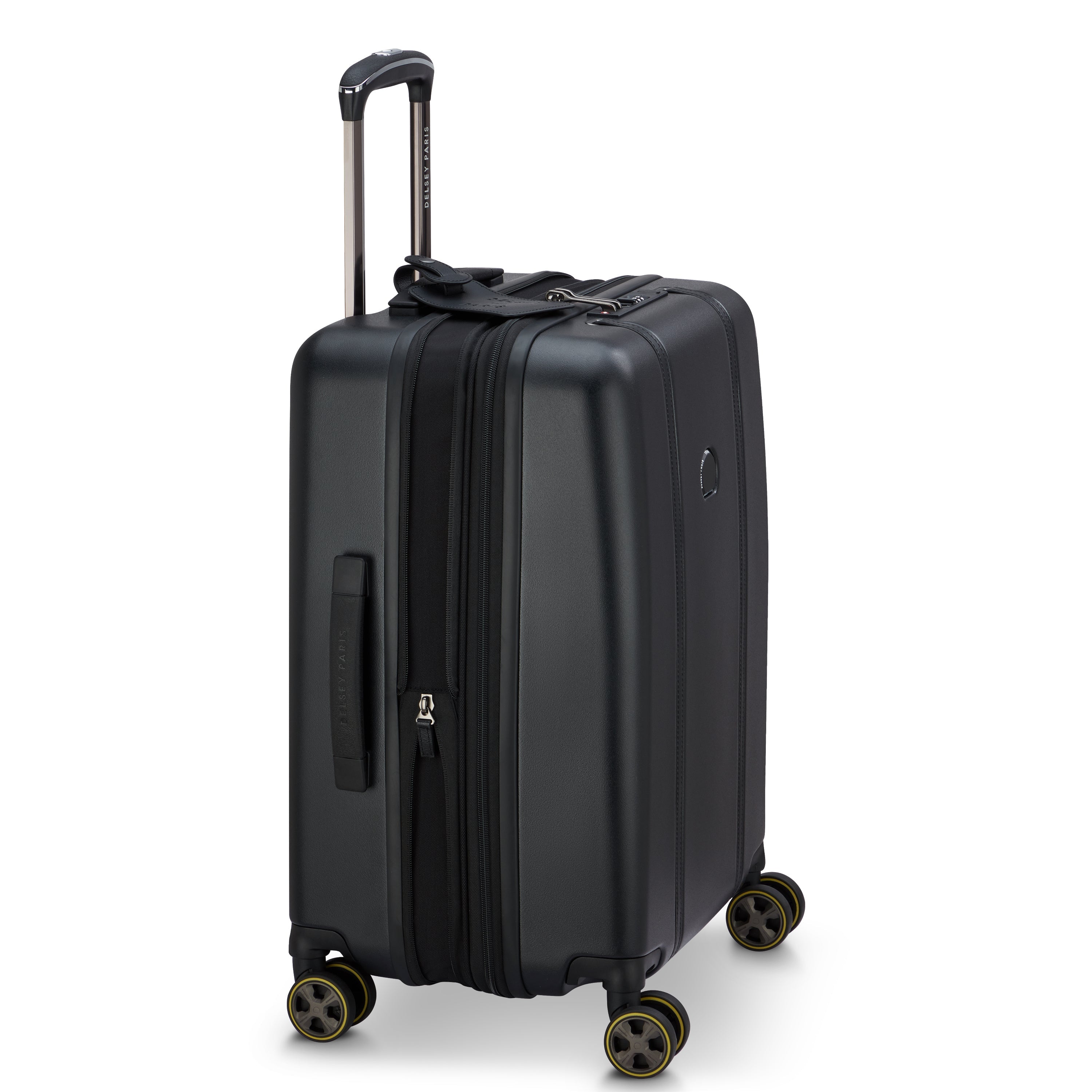 CADENCE| Valise Cabine Extensible 58 CM NOIR PROFOND