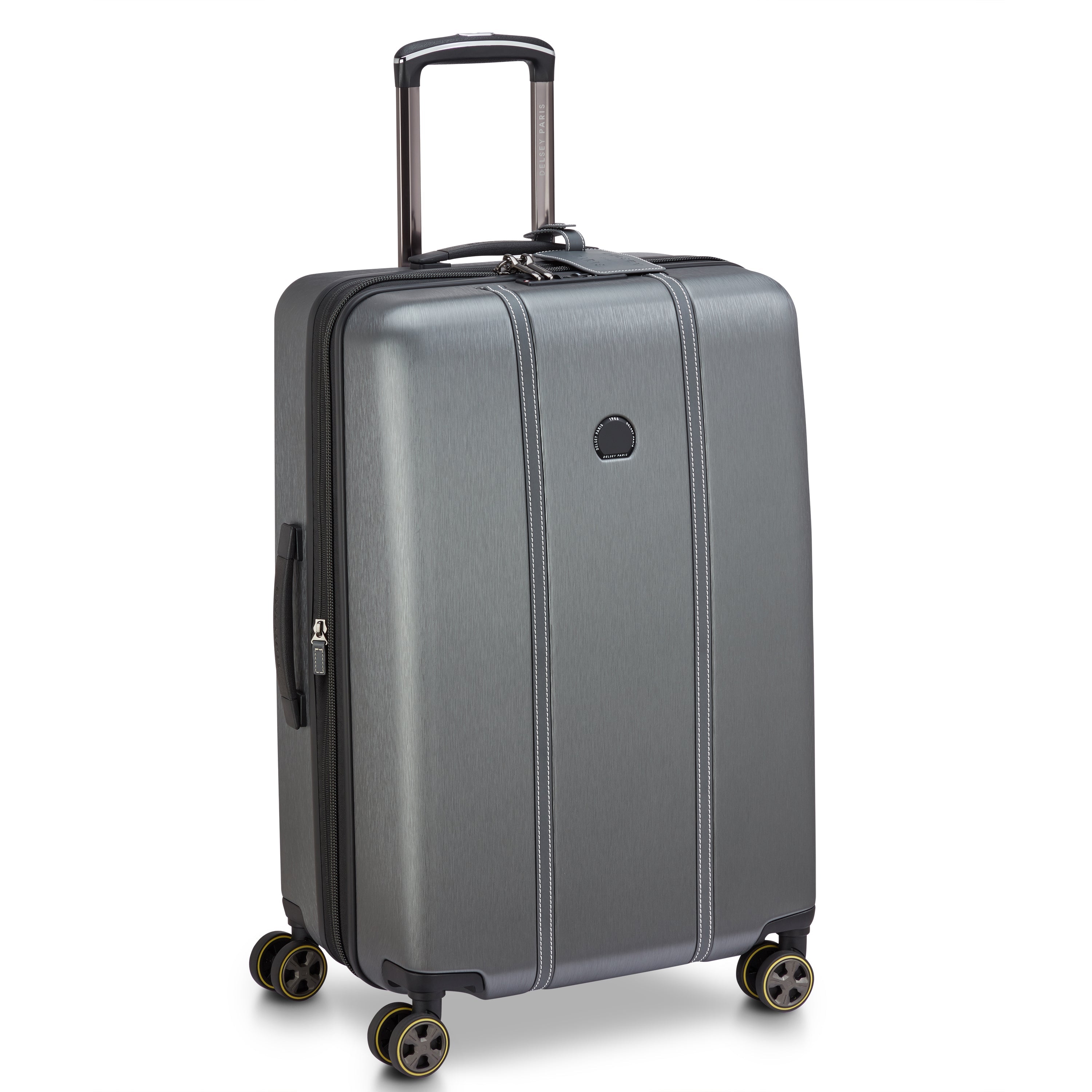 CADENCE| Valise Soute Extensible 68 CM ARGENT