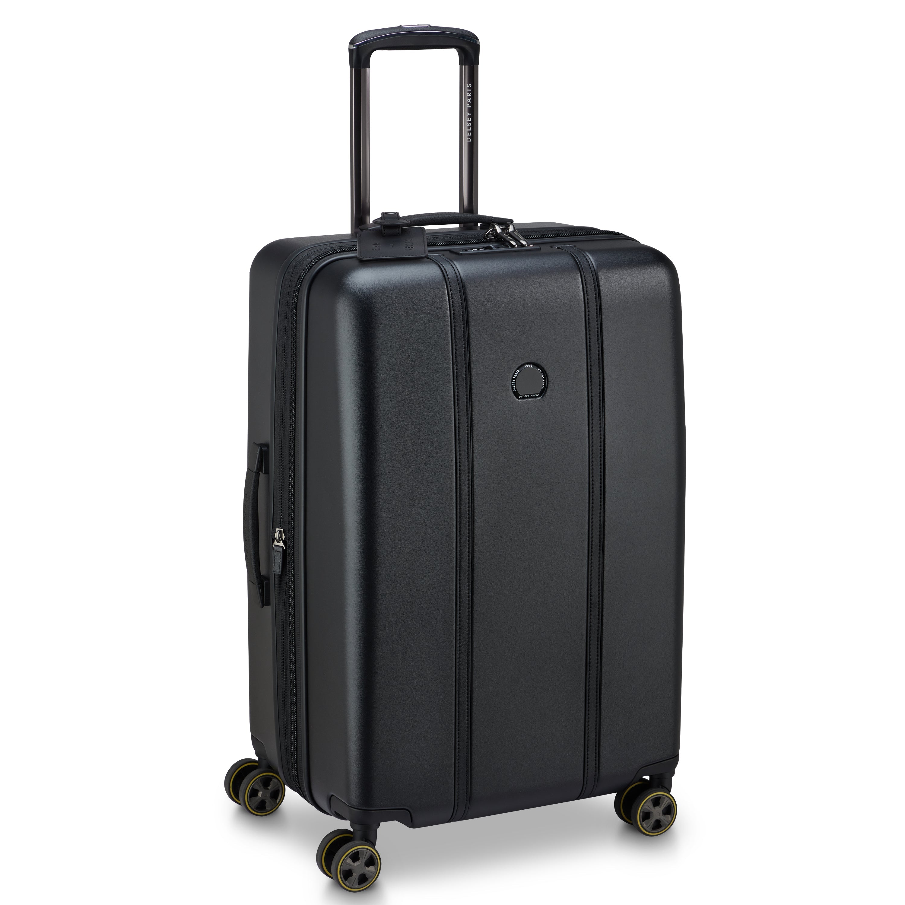 CADENCE| Valise Soute Extensible 68 CM NOIR PROFOND