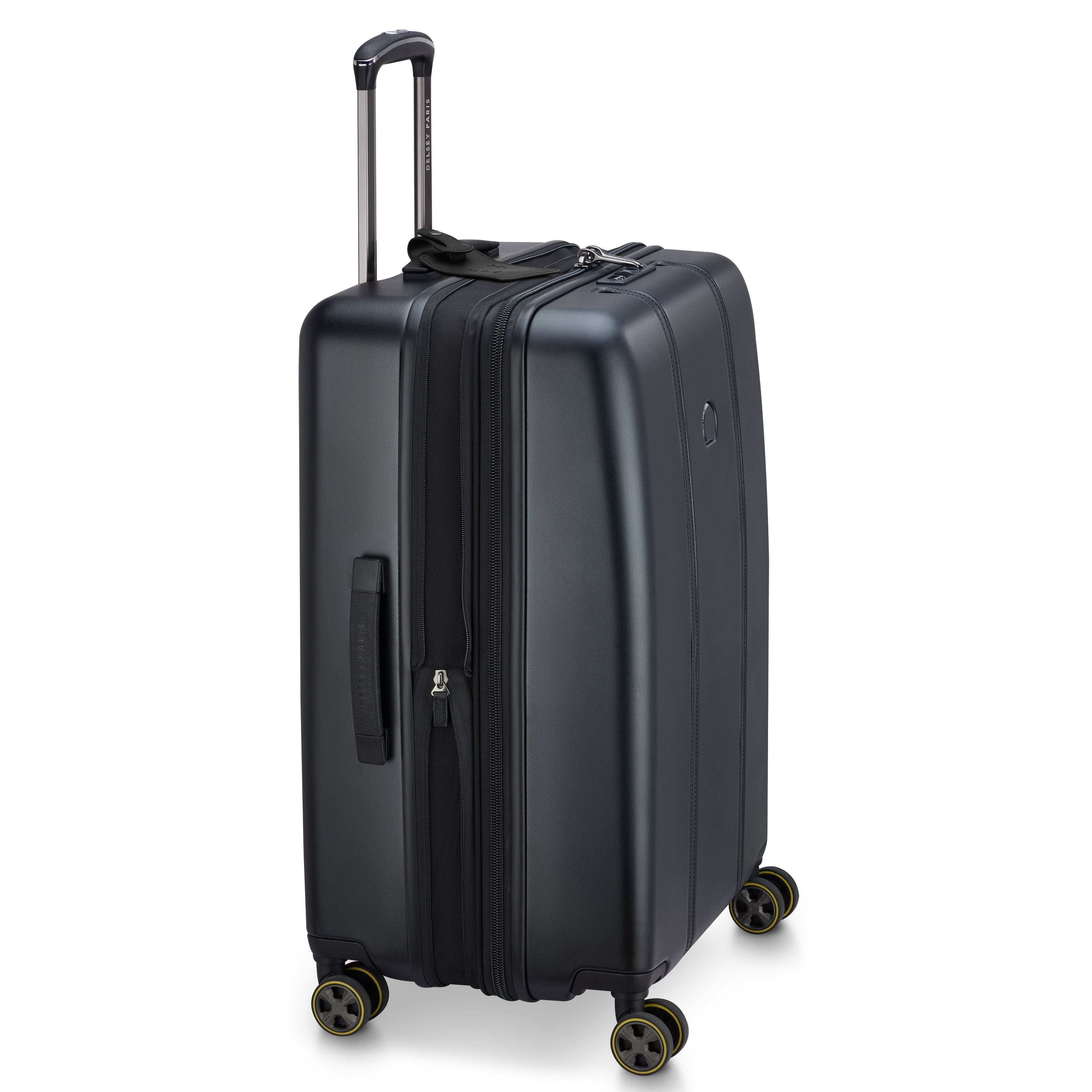 CADENCE| Valise Soute Extensible 68 CM NOIR PROFOND