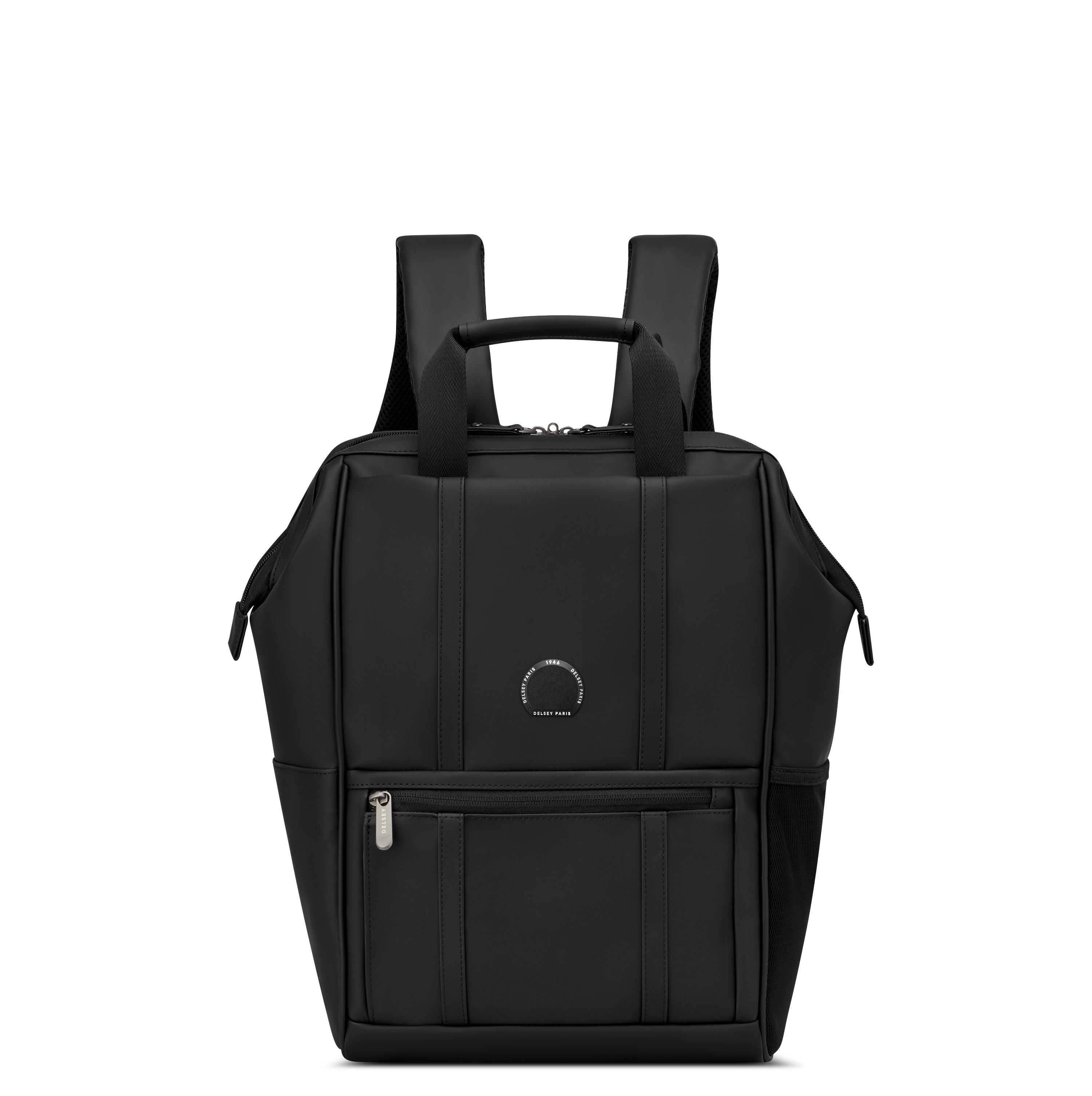 CADENCE SOFT| Sac à Dos Ordinateur 14 Pouces Résistant à l'Eau NOIR PROFOND
