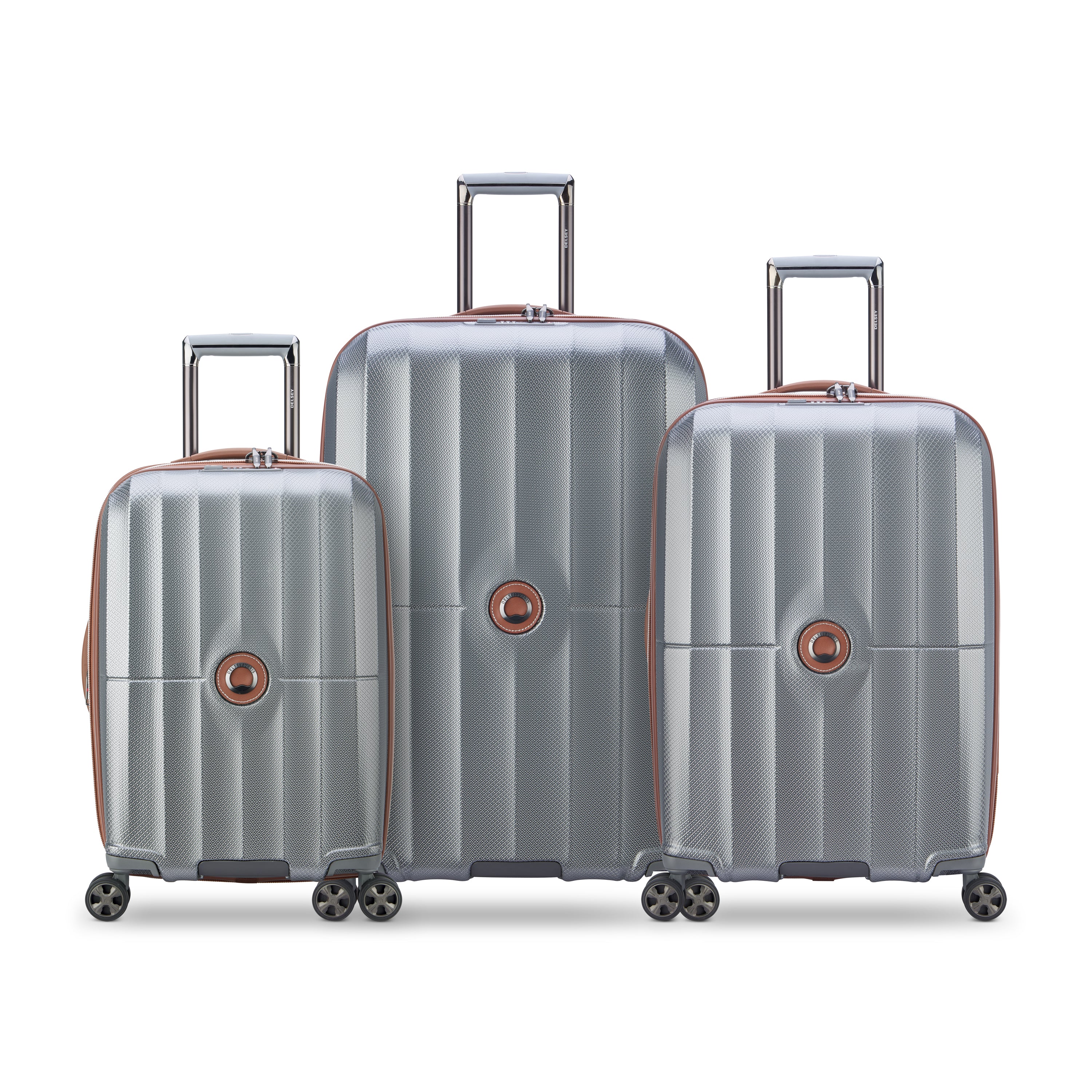 CARROUSEL | 3-Piece Luggage Set, Platinum
