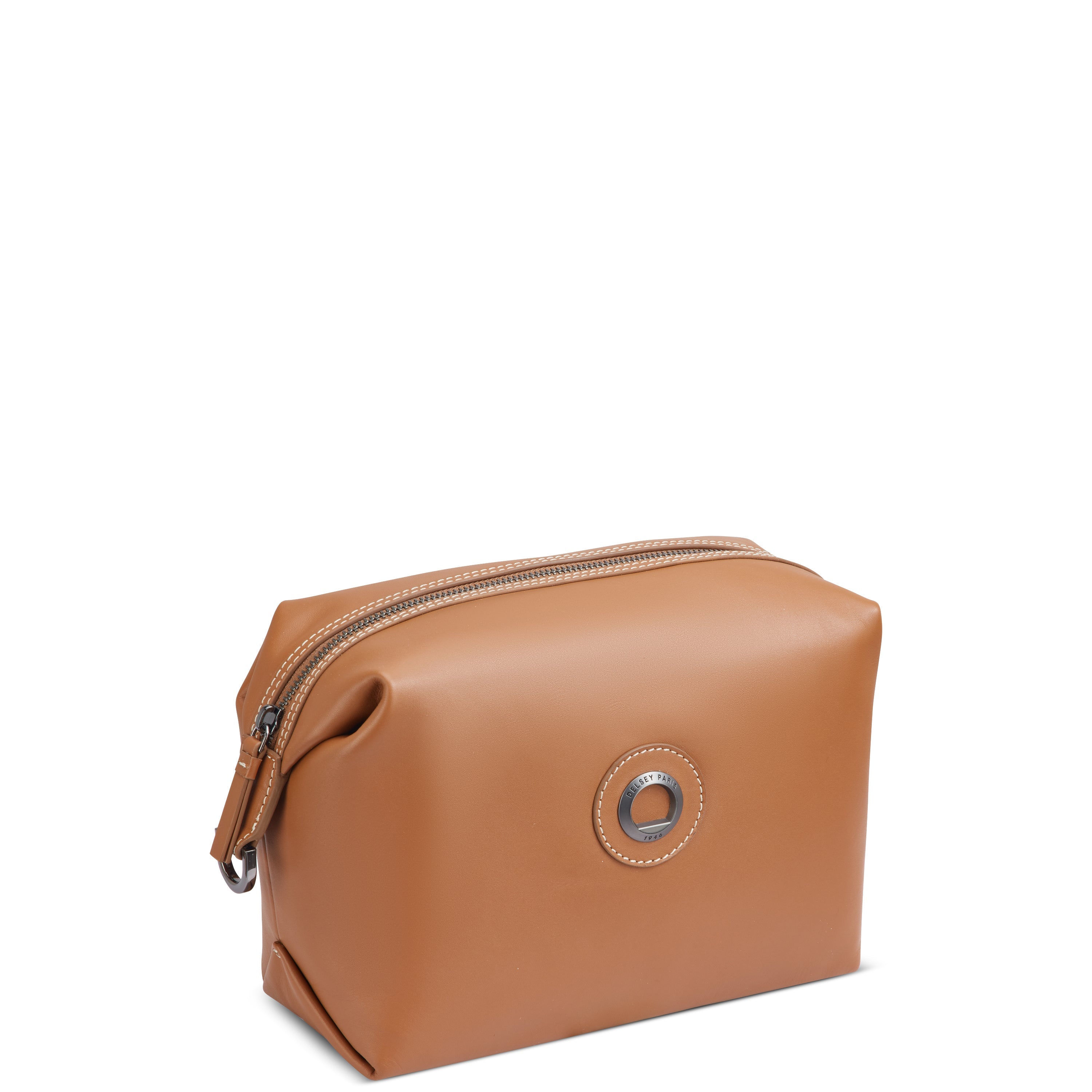 CHATELET AIR 2.0 | Leather Toiletry Bag, Cognac