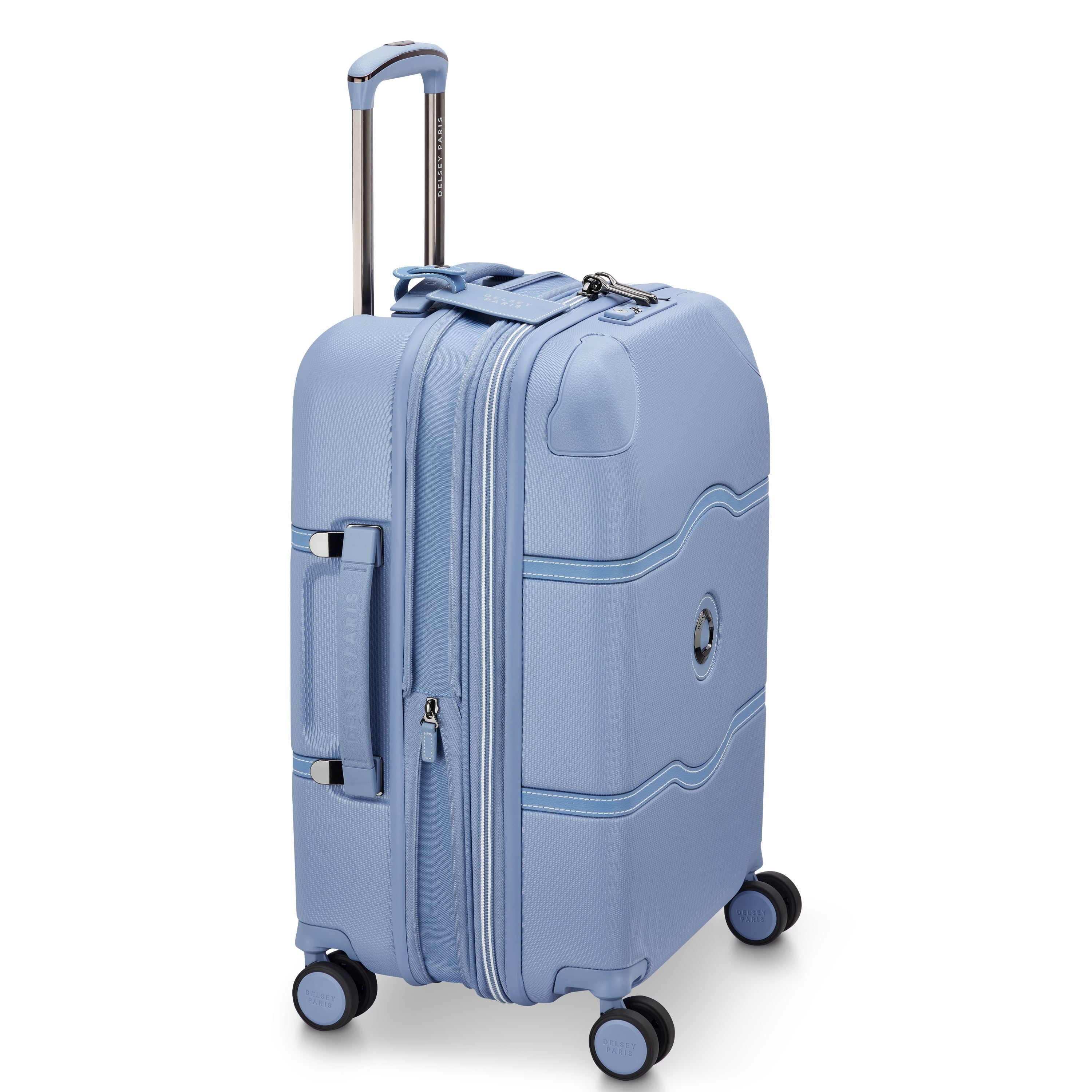 CHATELET AIR 2.0 | 23-Inch Expandable Carry-On Suitcase - 80th Anniversary Edition, Light blue