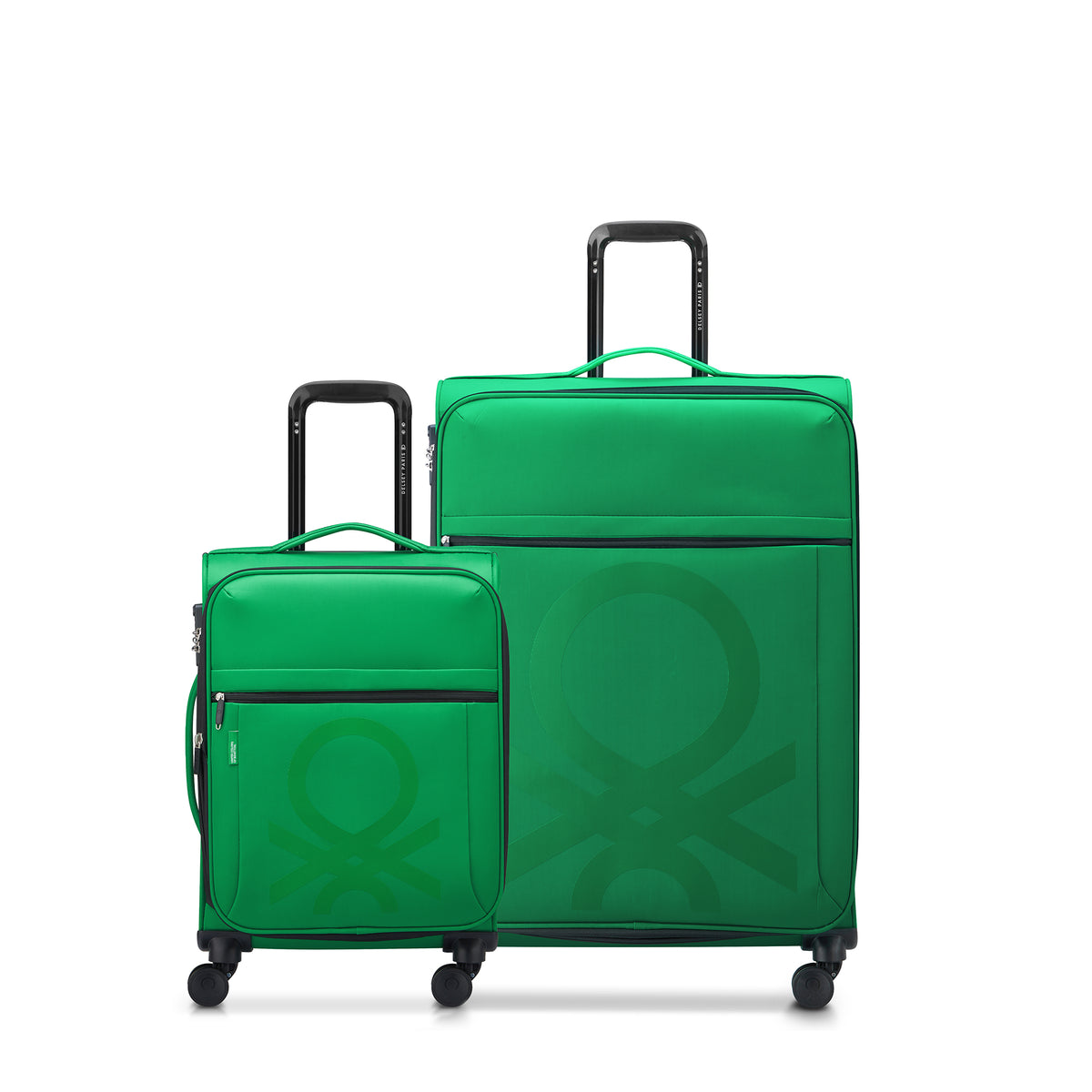 COLOR BLOCK | 2-Piece Luggage Set, Green