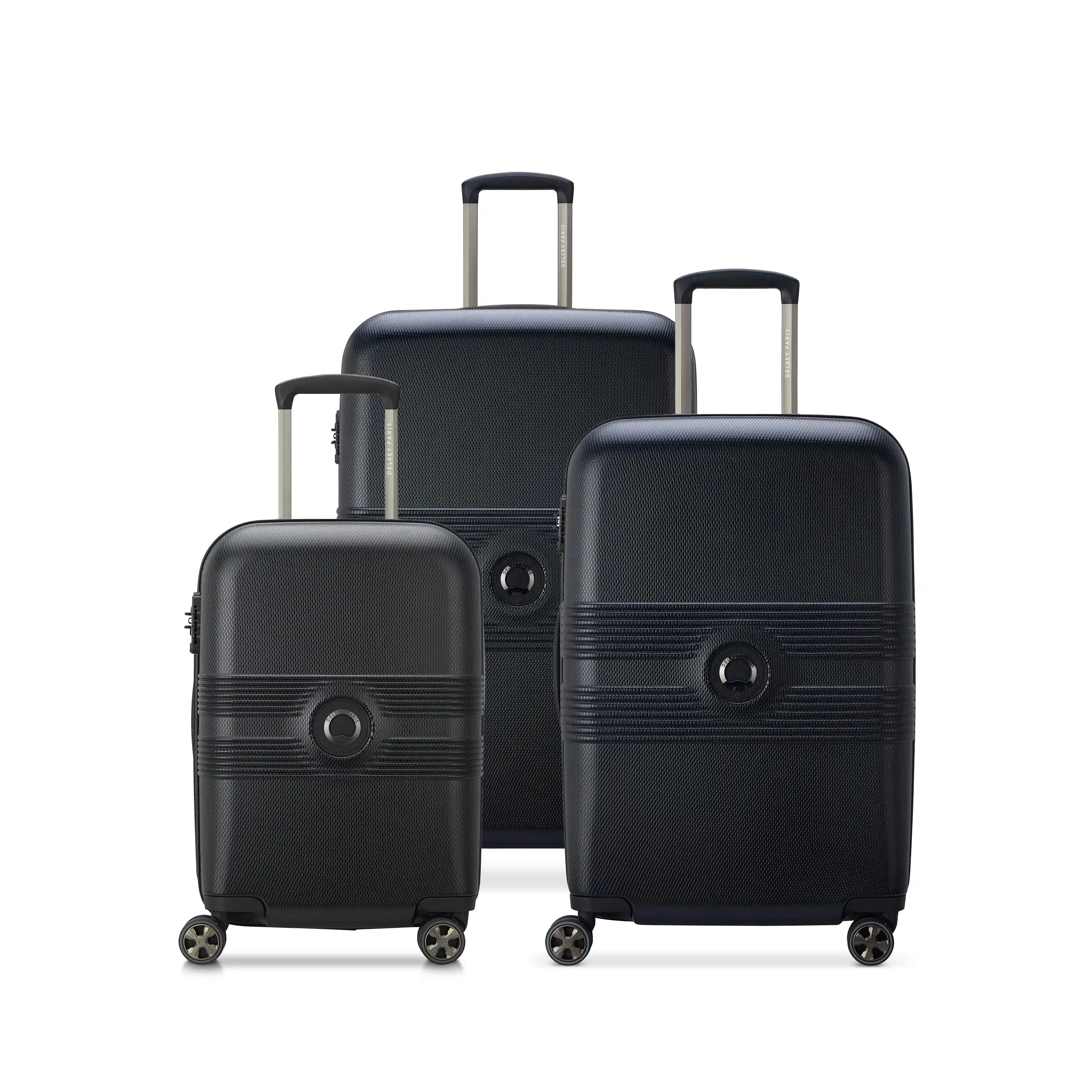 FLANERIE SE | 3-Piece Luggage Set, Black