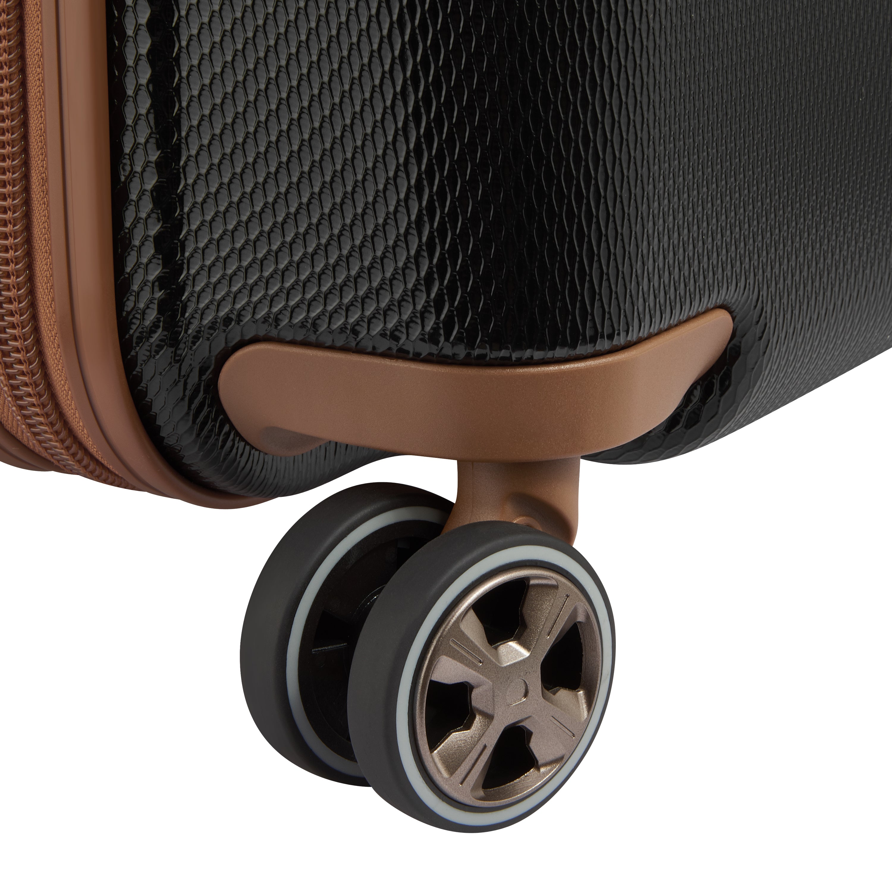 FLANERIE SE| Valise Cabine 53 CM NOIR MARRON