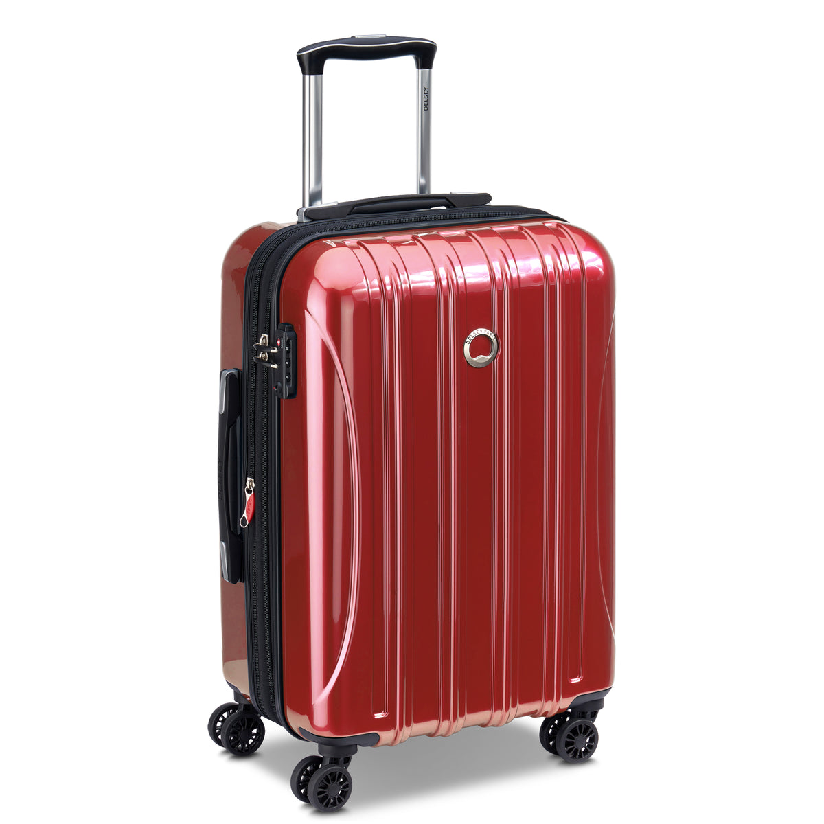 HELIUM AERO | 23-Inch Expandable Carry-On Suitcase, Red