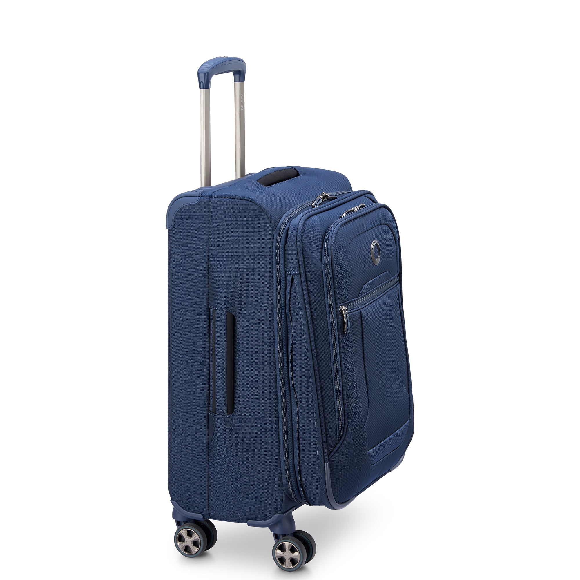 HELIUM DLX | 24-Inch Expandable Carry-On Suitcase, Navy
