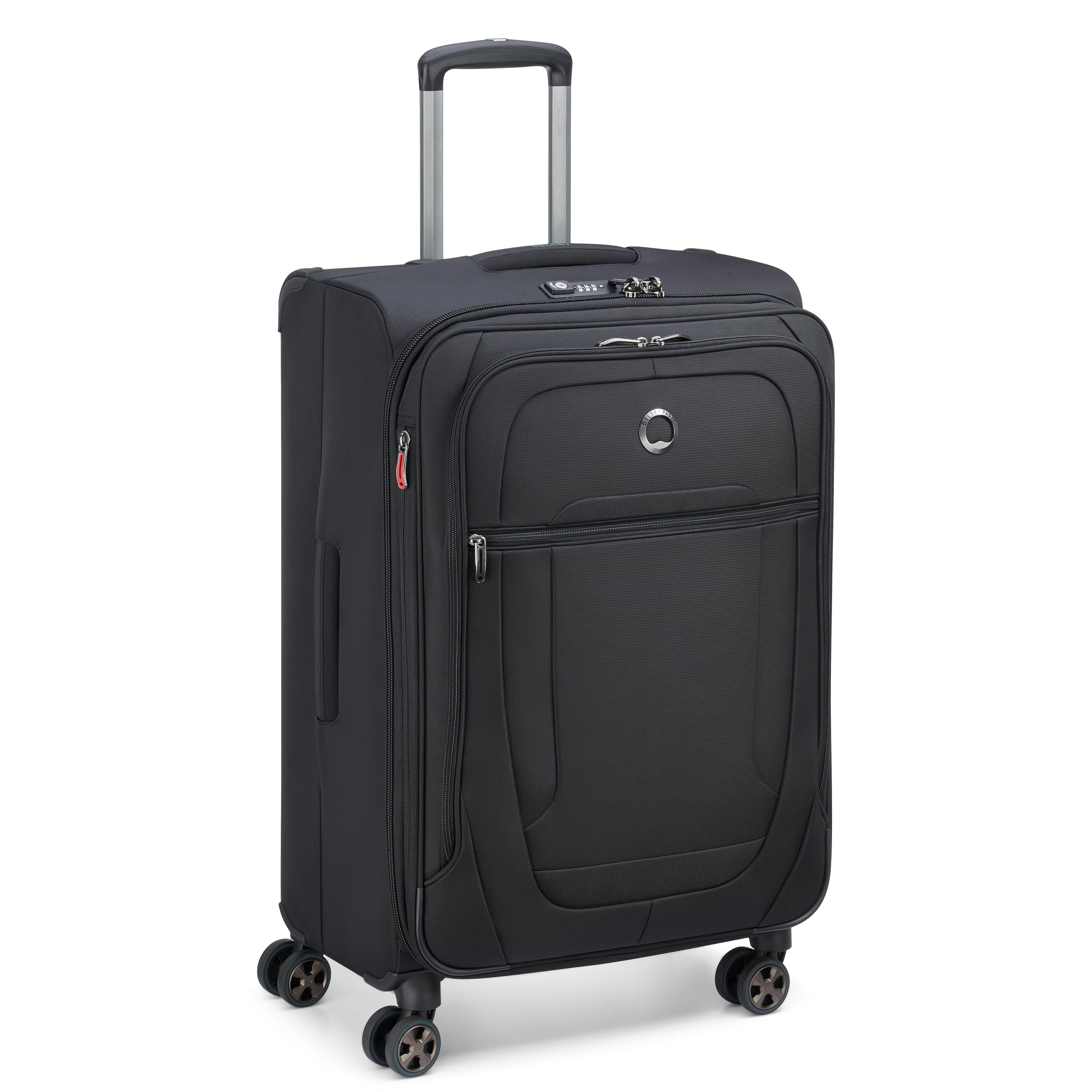 HELIUM DLX | 28-Inch Expandable Check-In Suitcase, Black