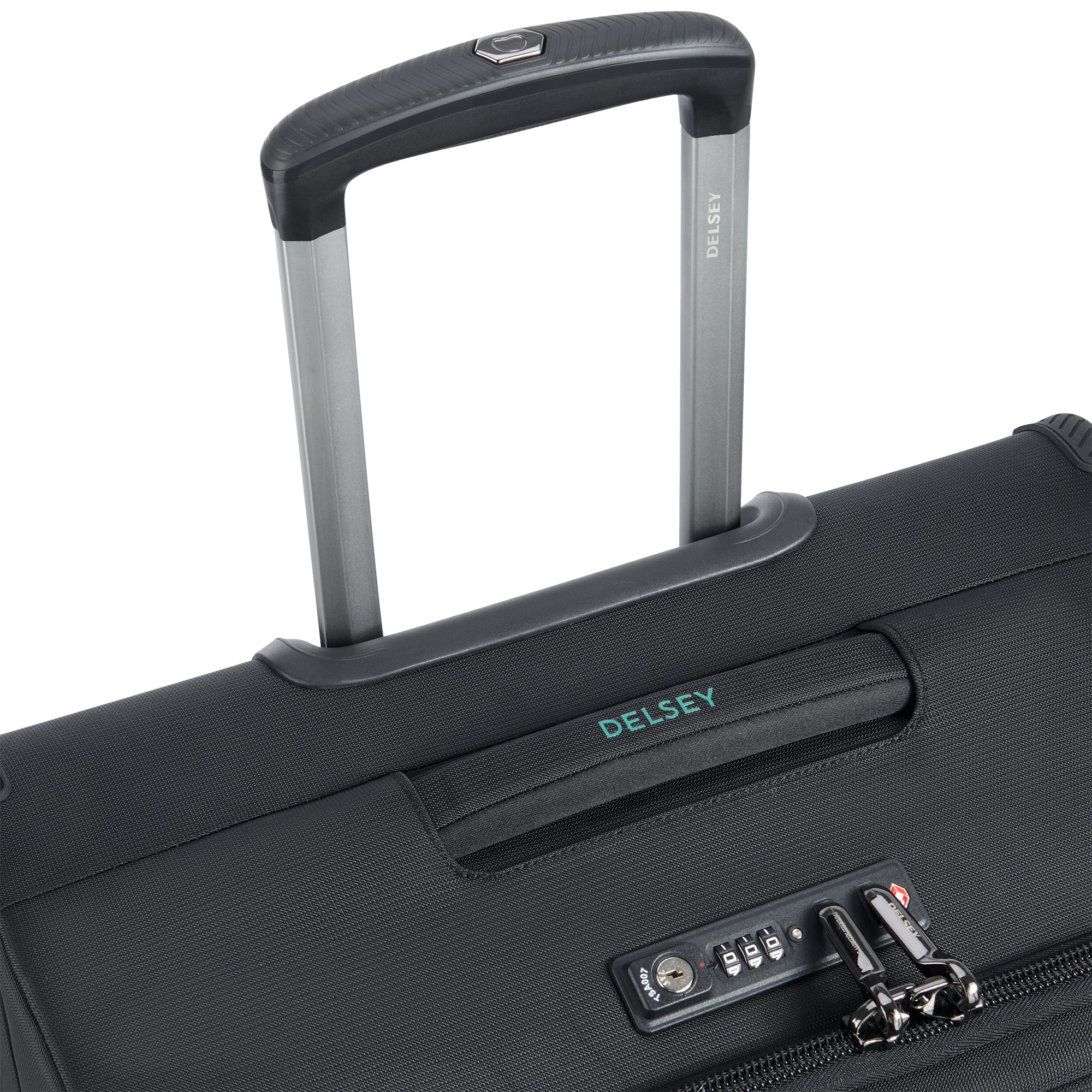HELIUM DLX | 28-Inch Expandable Check-In Suitcase, Black