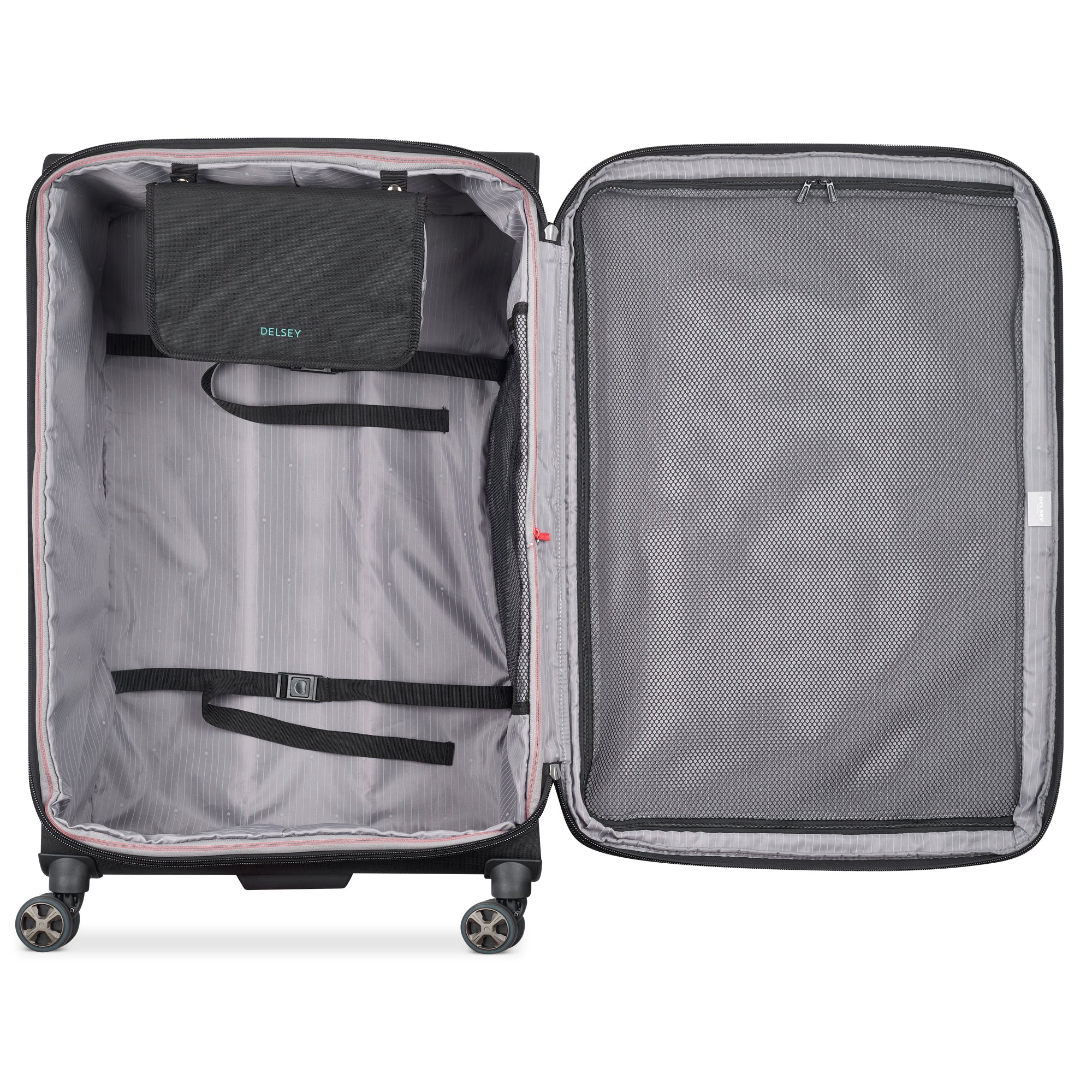 HELIUM DLX | 33-Inch Expandable Check-In Suitcase, Black