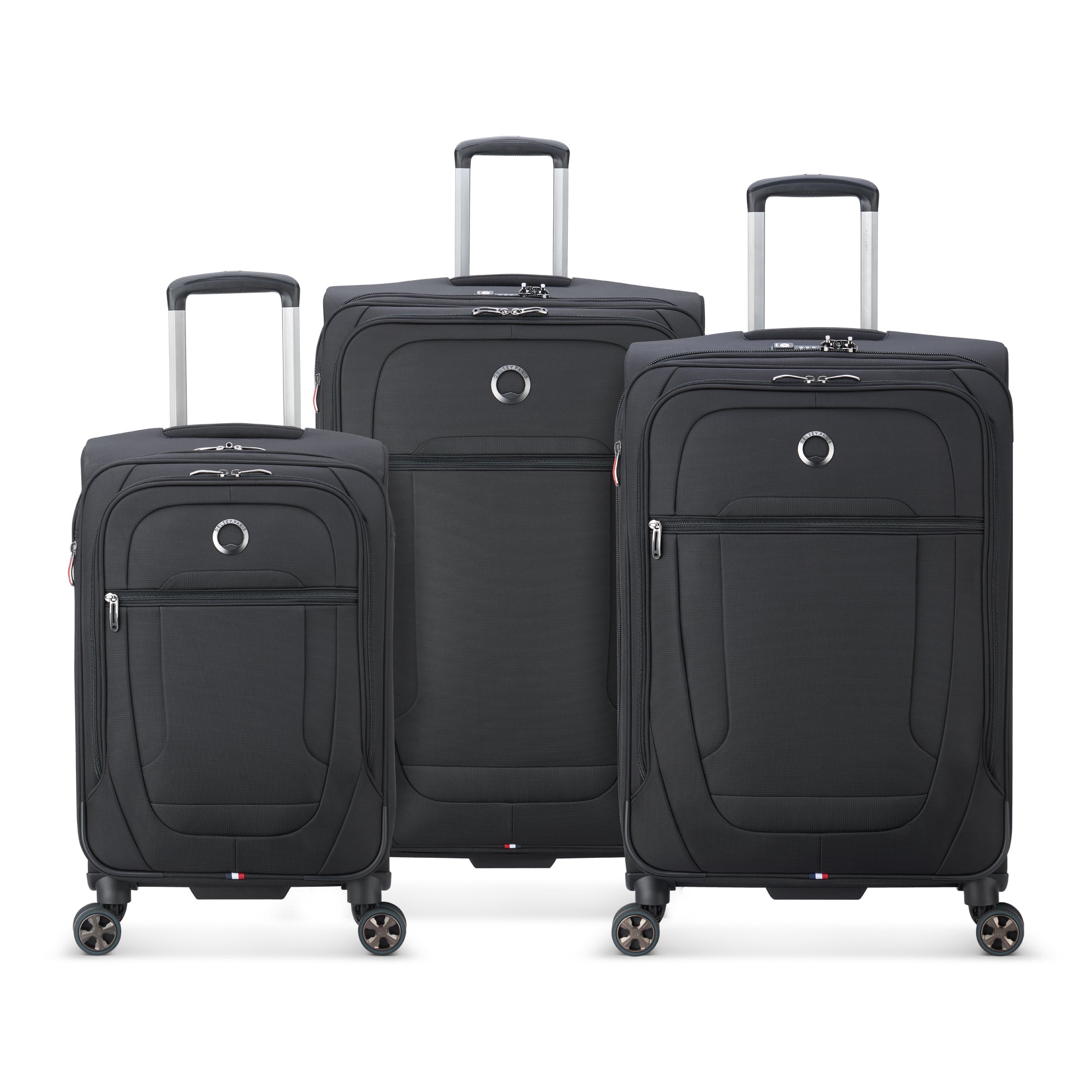 HELIUM DLX| Set de 3 Bagages NOIR