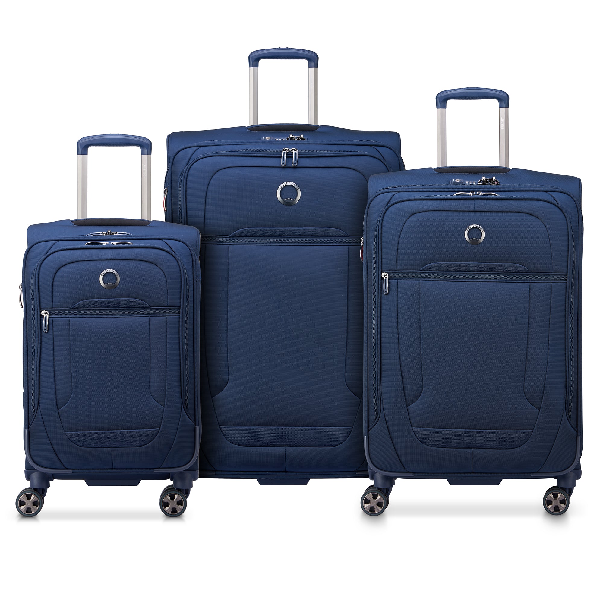 HELIUM DLX| Set de 3 Bagages BLEU MARINE